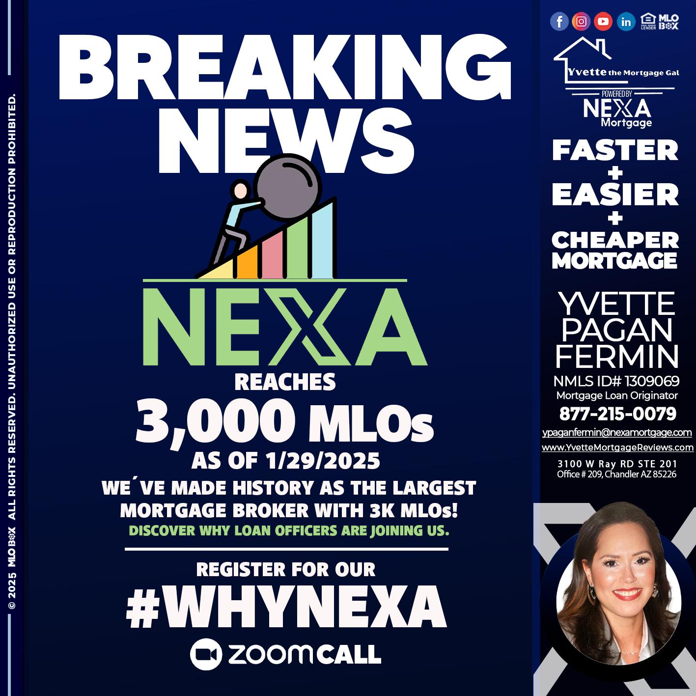 BREAKING NEWS - Yvette Pagan Fermin -Loan Officer