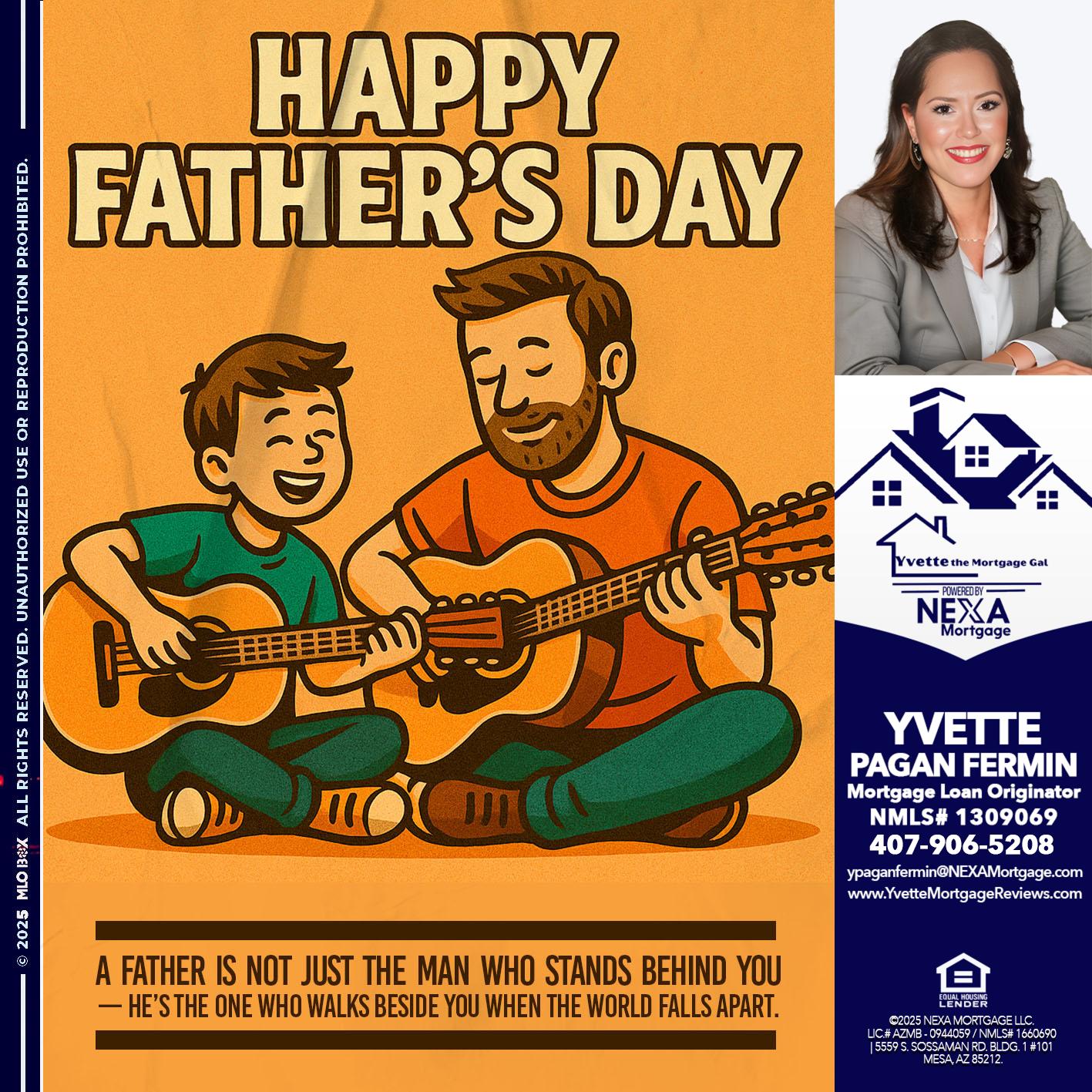 HAPPY FATHERS DAY - Yvette Pagan Fermin -Loan Officer