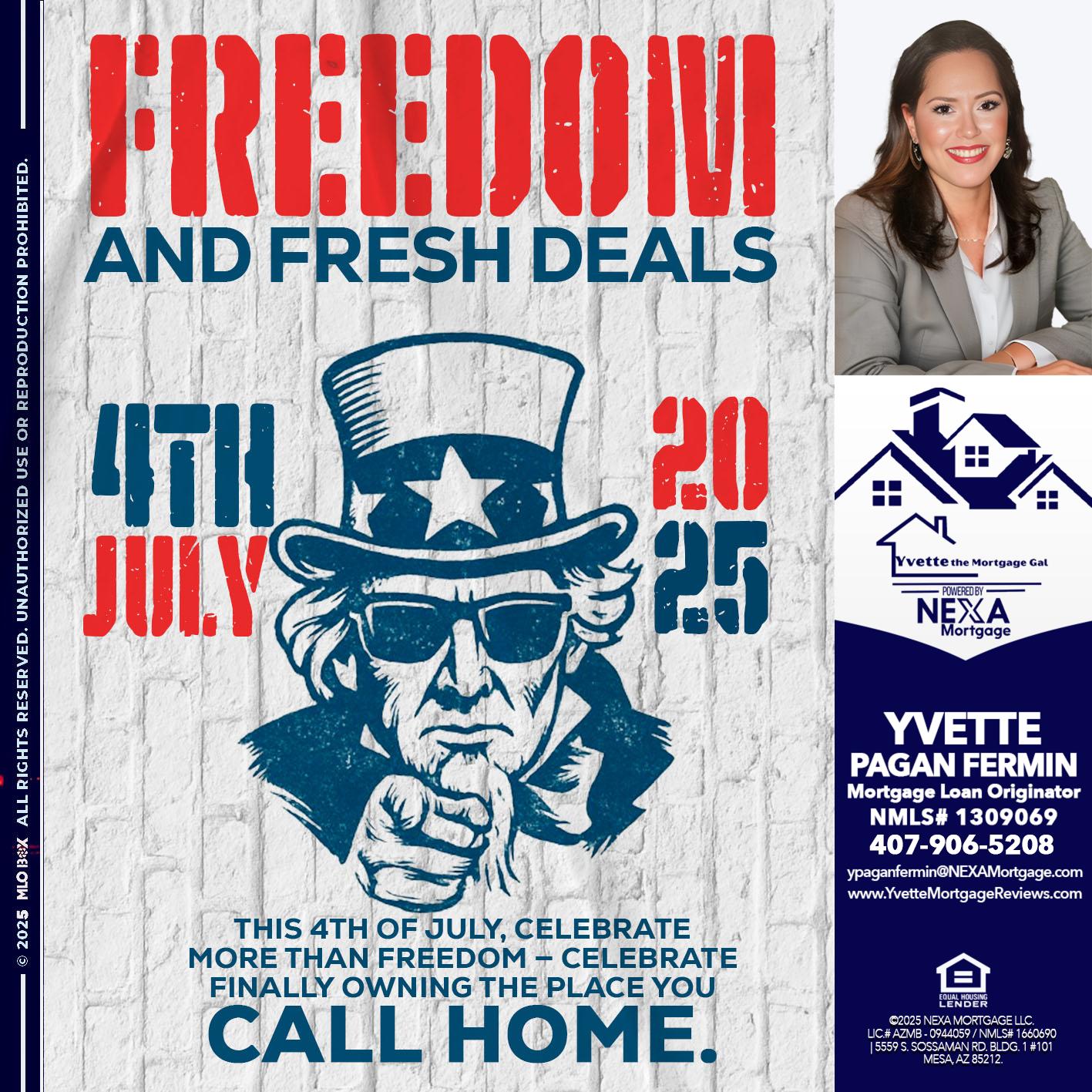 FREEDOM - Yvette Pagan Fermin -Loan Officer