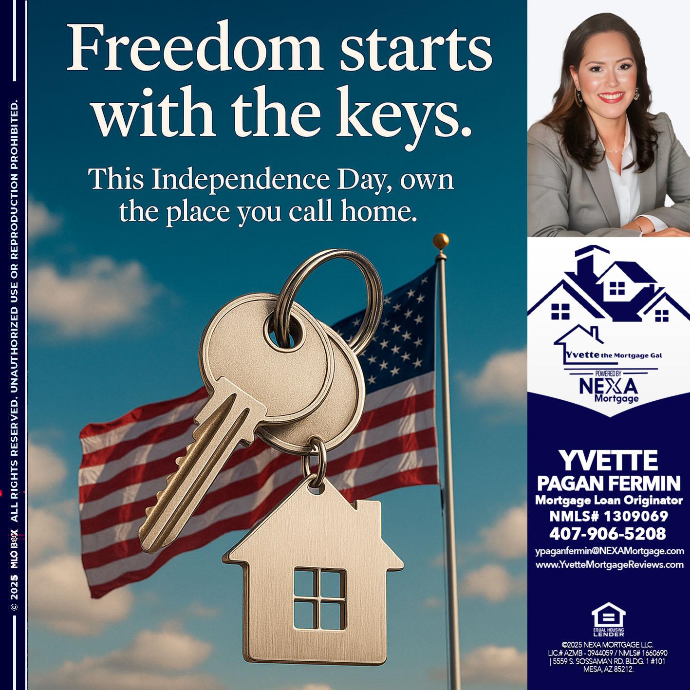 FREEDOM STARTS - Yvette Pagan Fermin -Loan Officer
