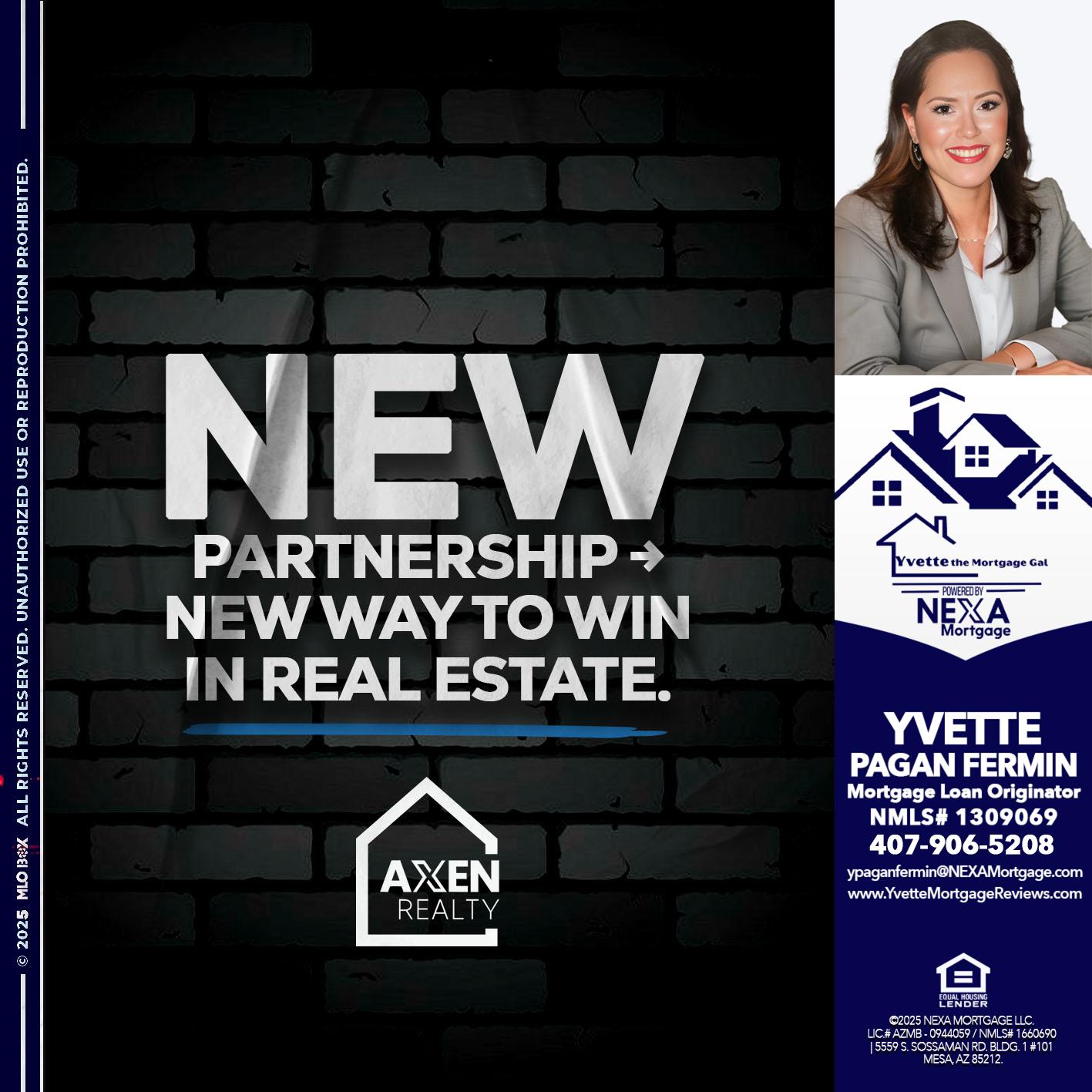 new partnership - Yvette Pagan Fermin -Loan Officer