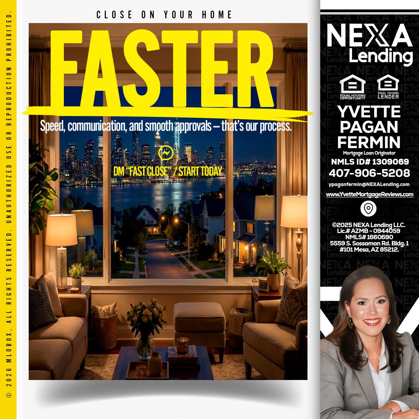 FASTER - Yvette Pagan Fermin -Loan Officer