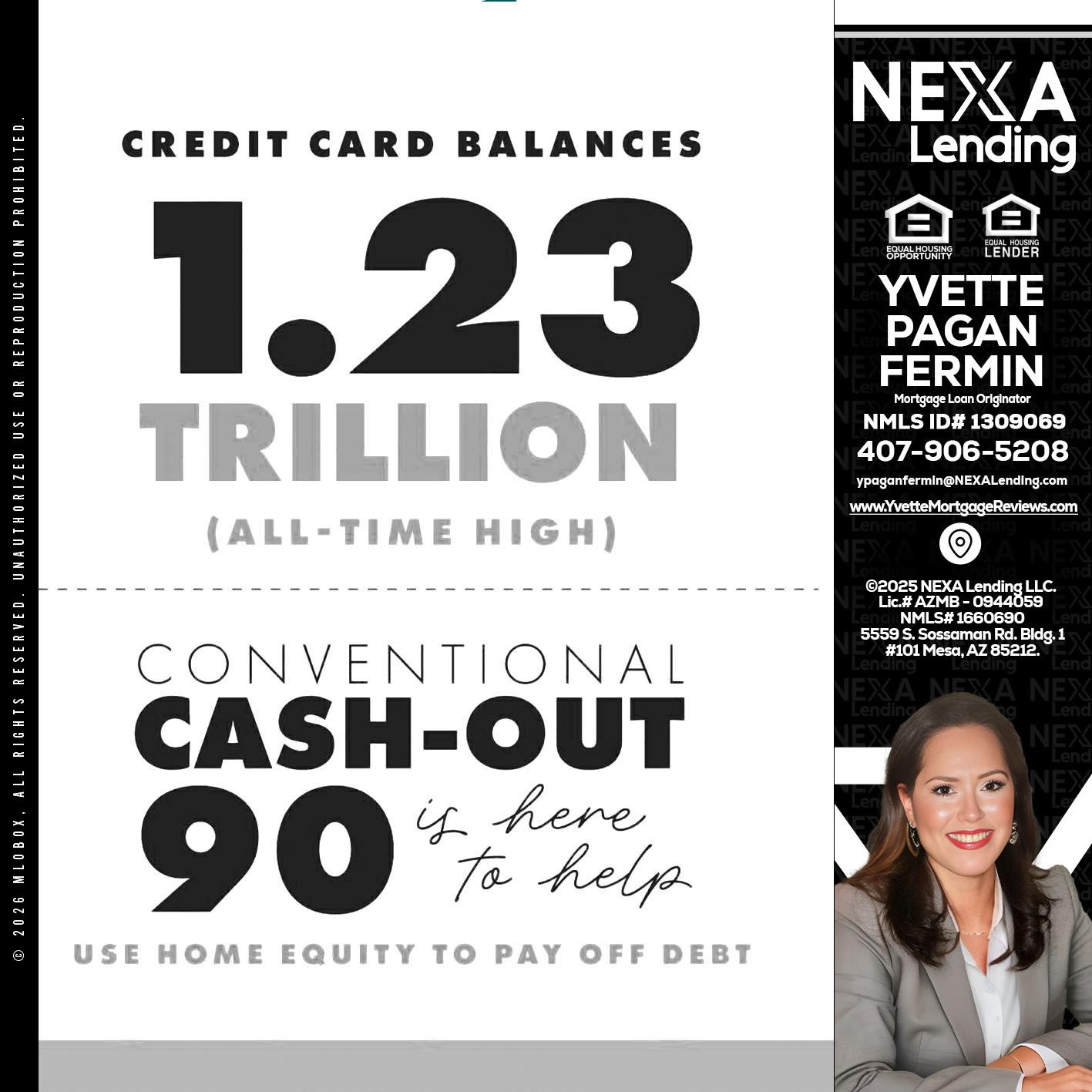 CREDIT CARD BALANCE - Yvette Pagan Fermin -Loan Officer