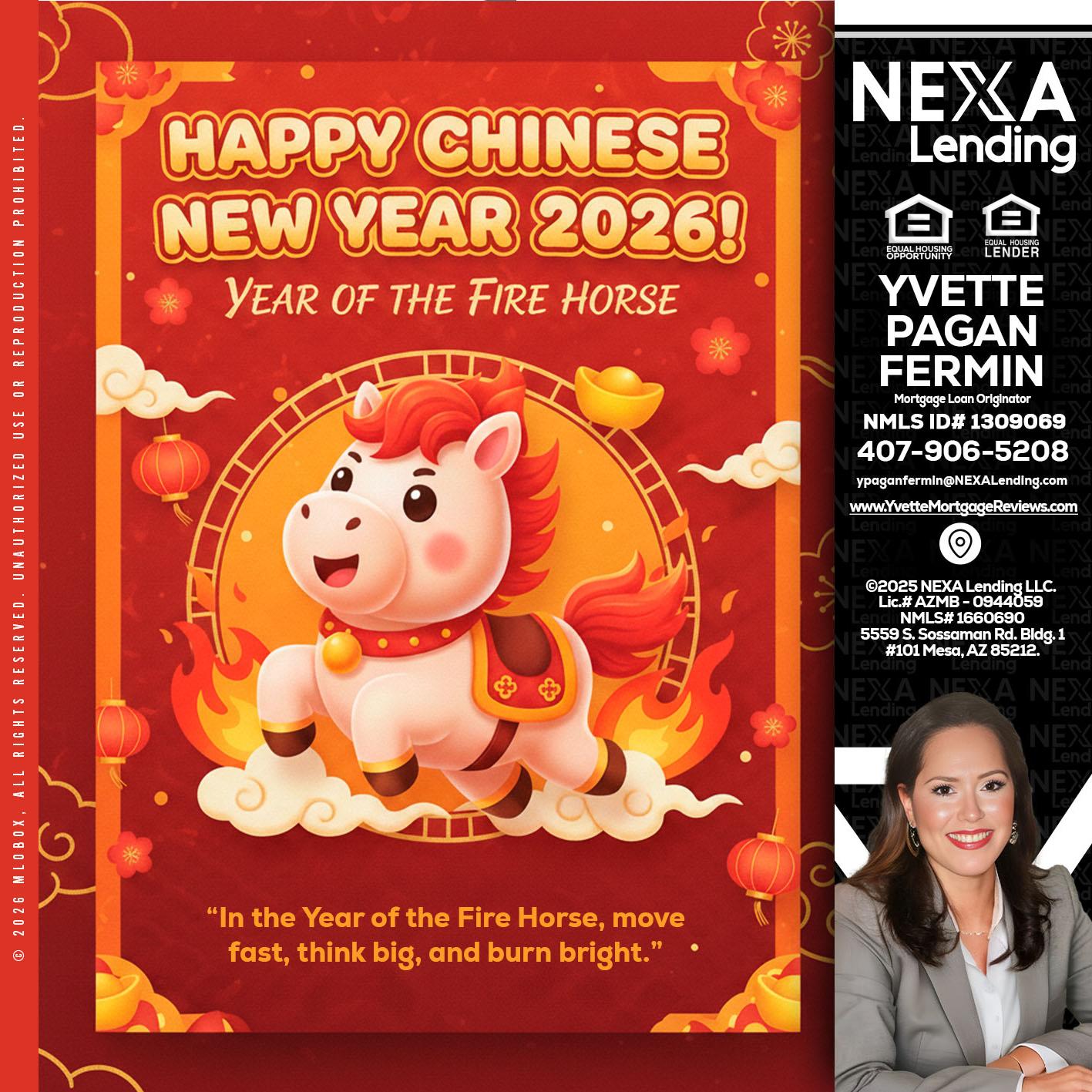 happy Chinese new year - Yvette Pagan Fermin -Loan Officer