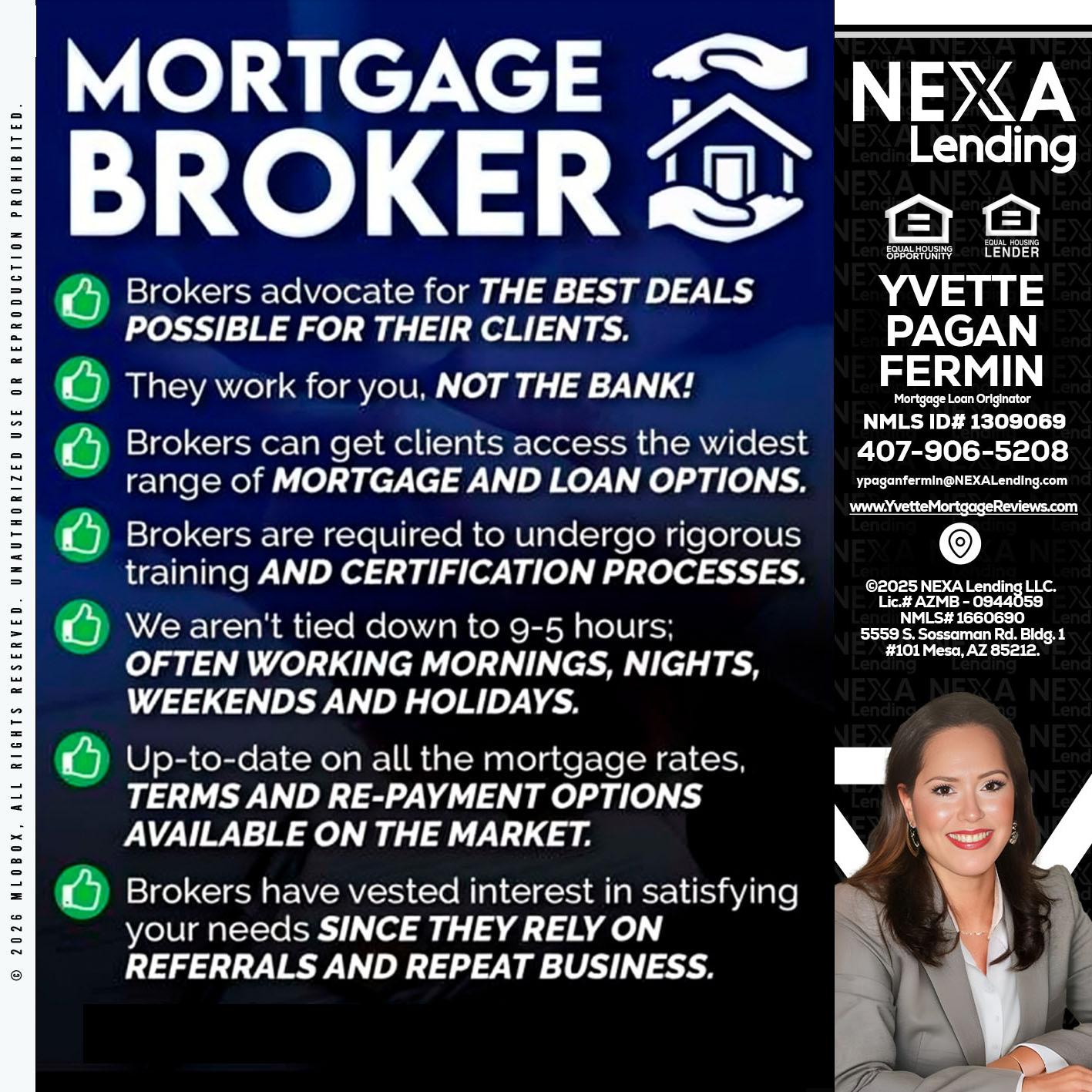 MORTGAGE BROKER - Yvette Pagan Fermin -Loan Officer