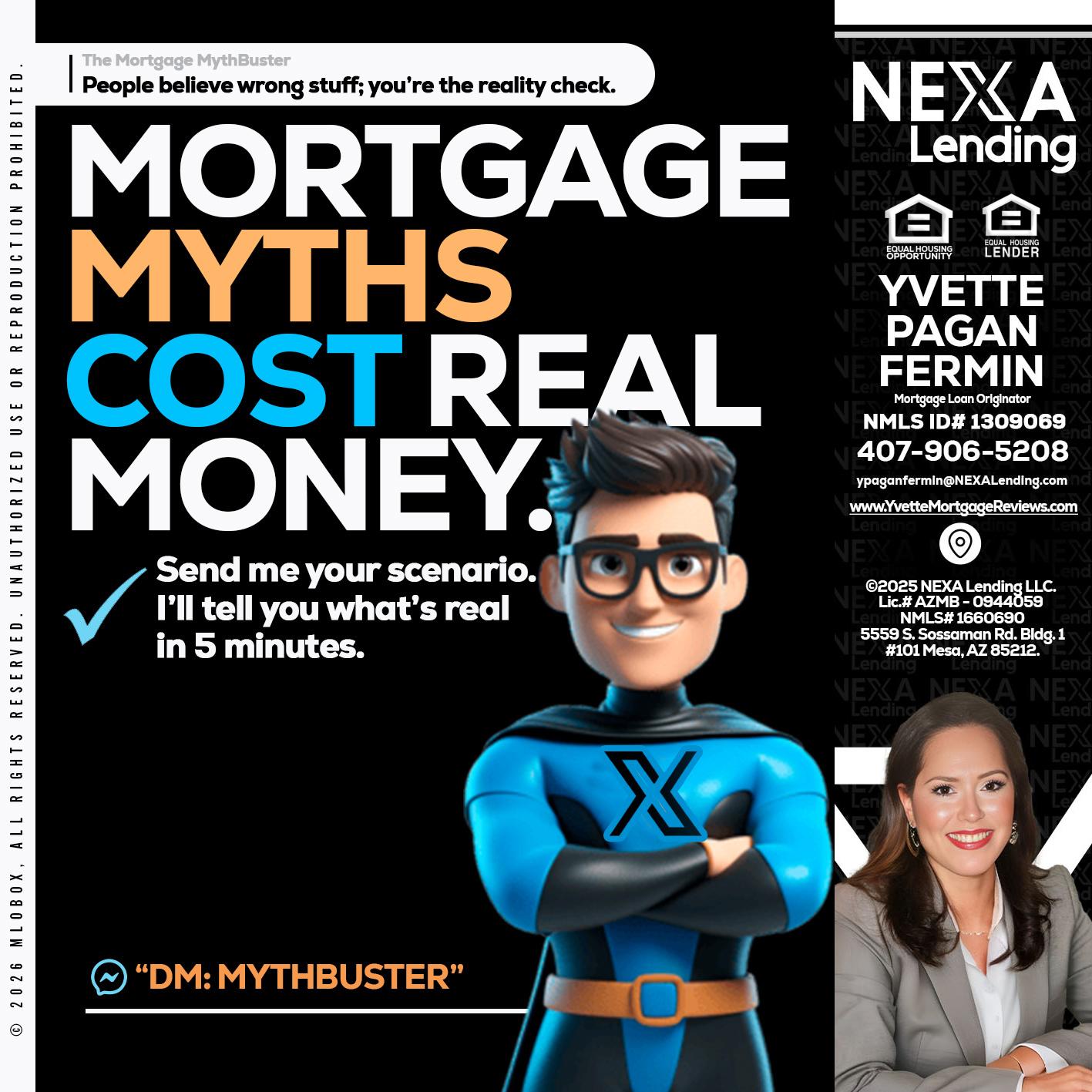 MORTGAGE MYTHS - Yvette Pagan Fermin -Loan Officer