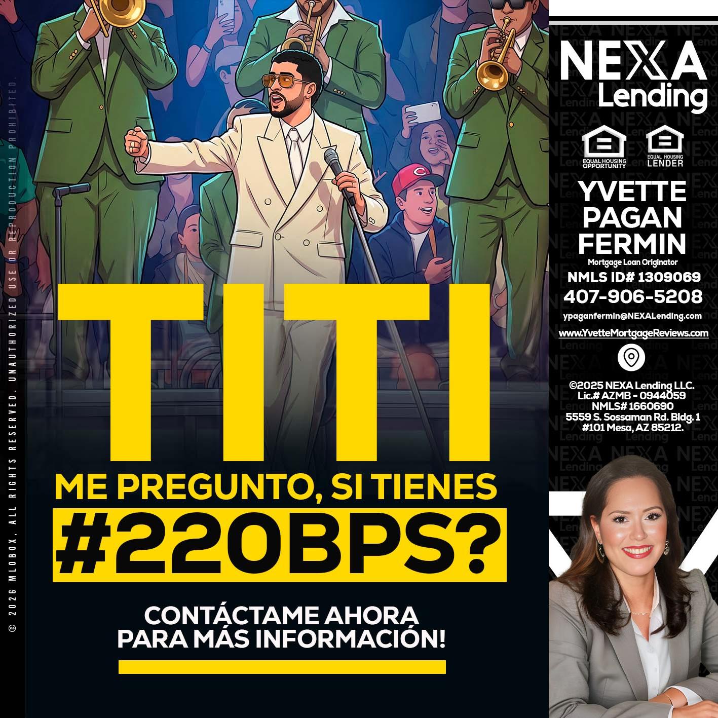 TITI ME PREGUNTO - Yvette Pagan Fermin -Loan Officer