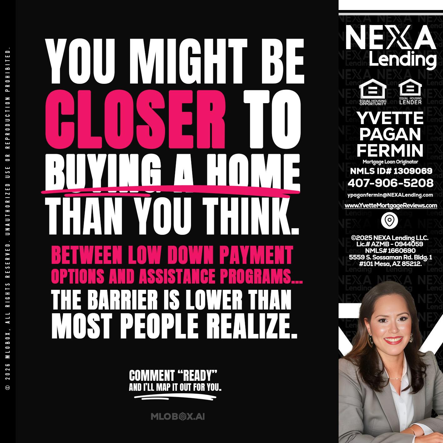 YOU MIGHT BE - Yvette Pagan Fermin -Loan Officer