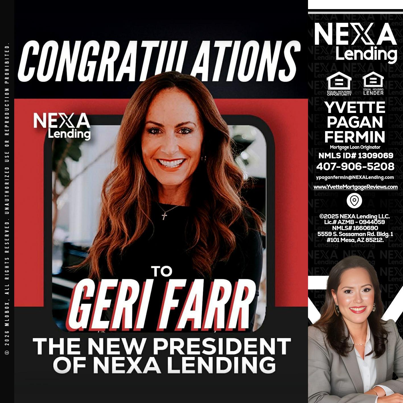 CONGRATULATIONS - Yvette Pagan Fermin -Loan Officer