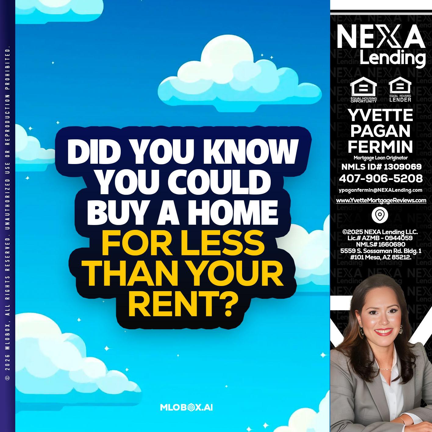 DID YOU KNOW - Yvette Pagan Fermin -Loan Officer