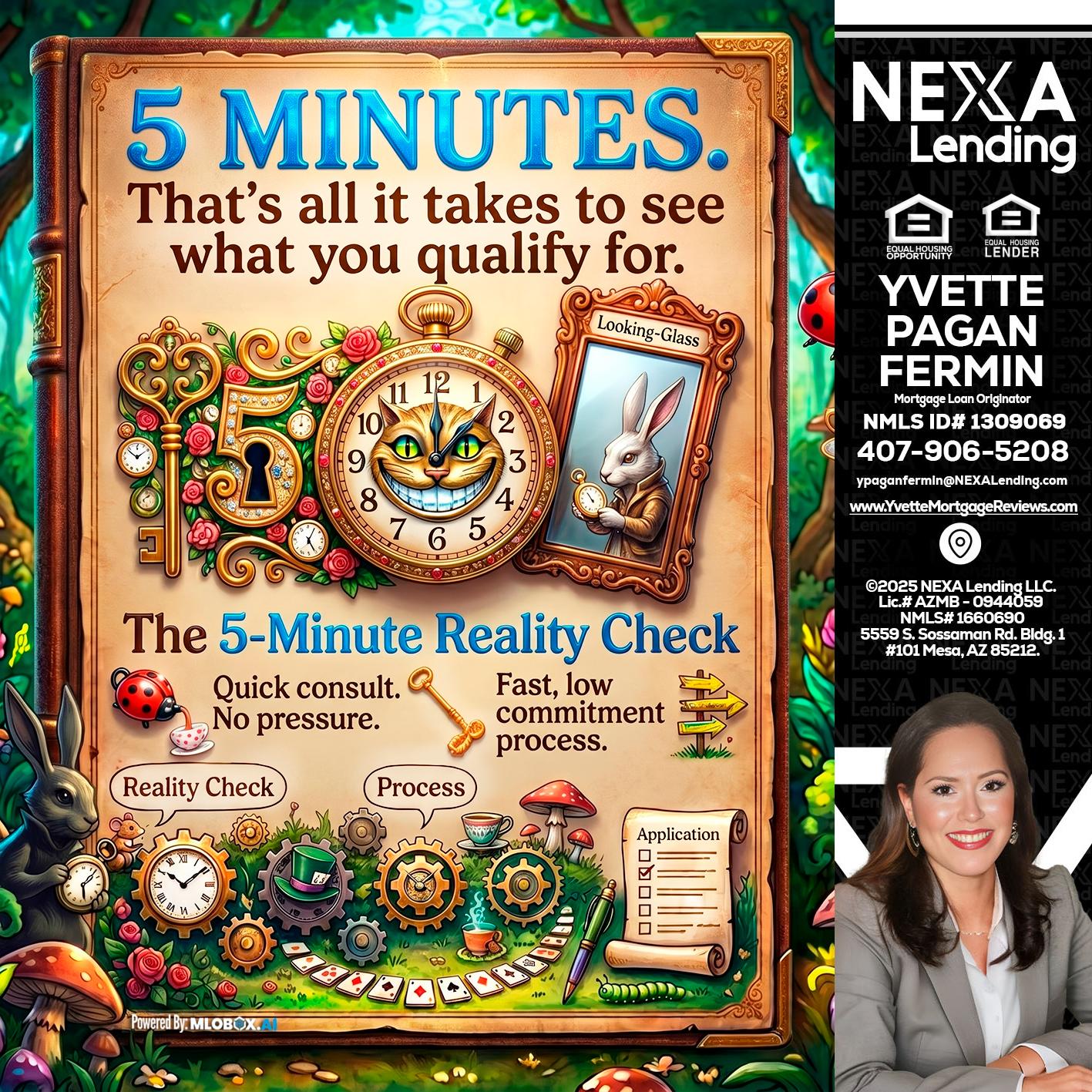 Reality Check! - Yvette Pagan Fermin -Loan Officer