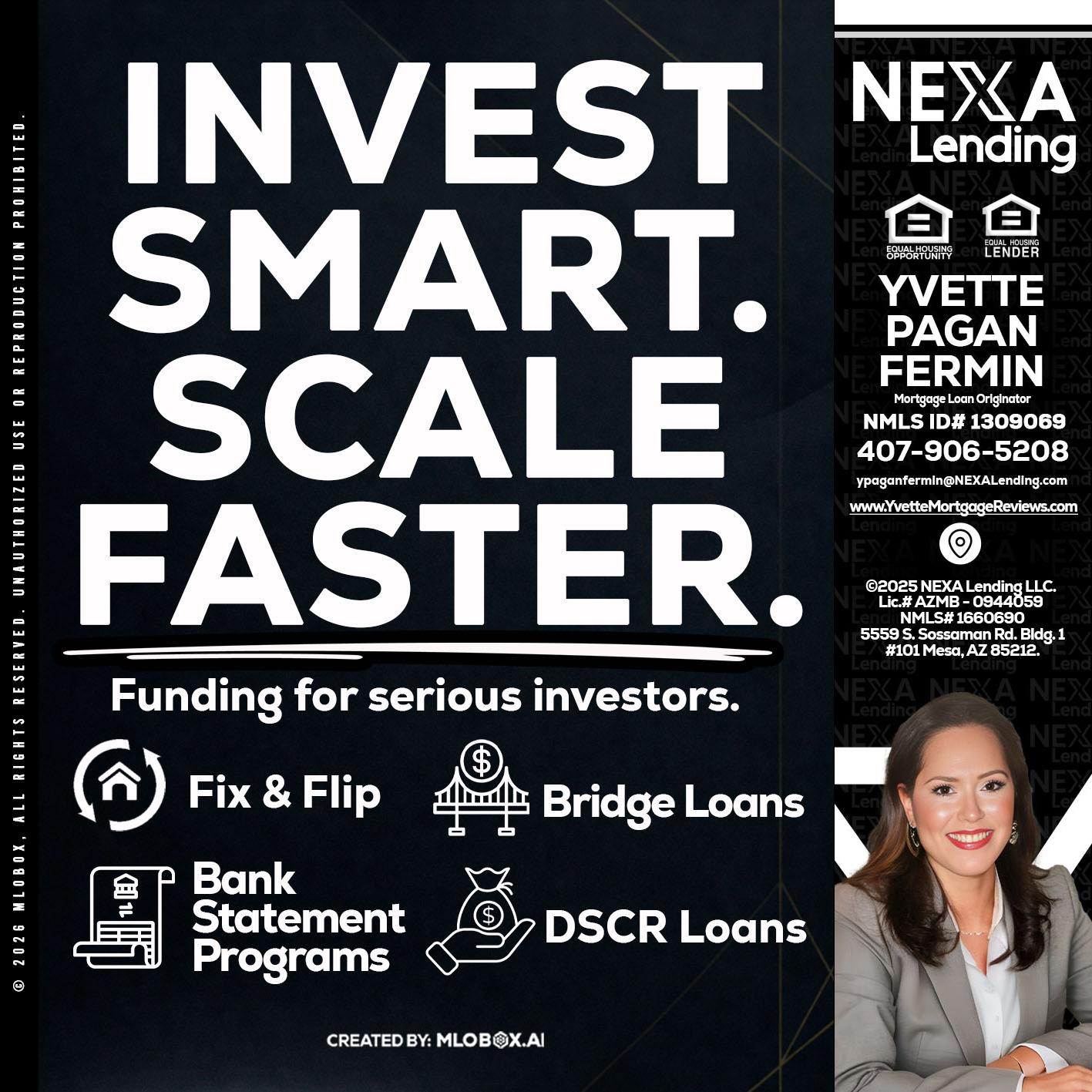 INVEST SMART - Yvette Pagan Fermin -Loan Officer