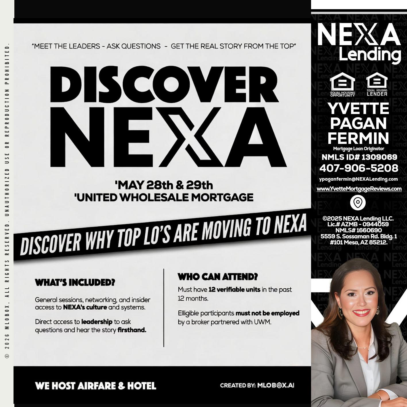 DISCOVER NEXA - Yvette Pagan Fermin -Loan Officer