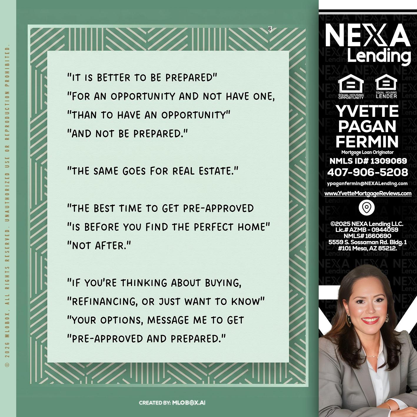 its better - Yvette Pagan Fermin -Loan Officer