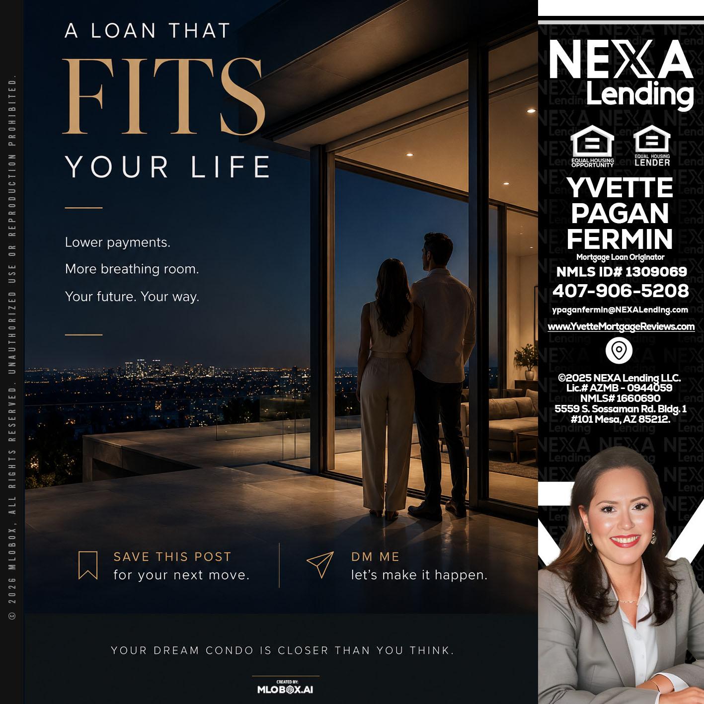 LOANS THAT FIT - Yvette Pagan Fermin -Loan Officer