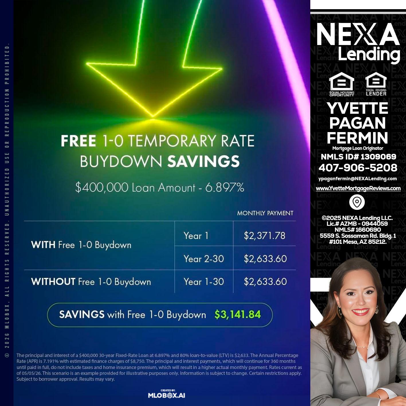 BUYDOWN - Yvette Pagan Fermin -Loan Officer