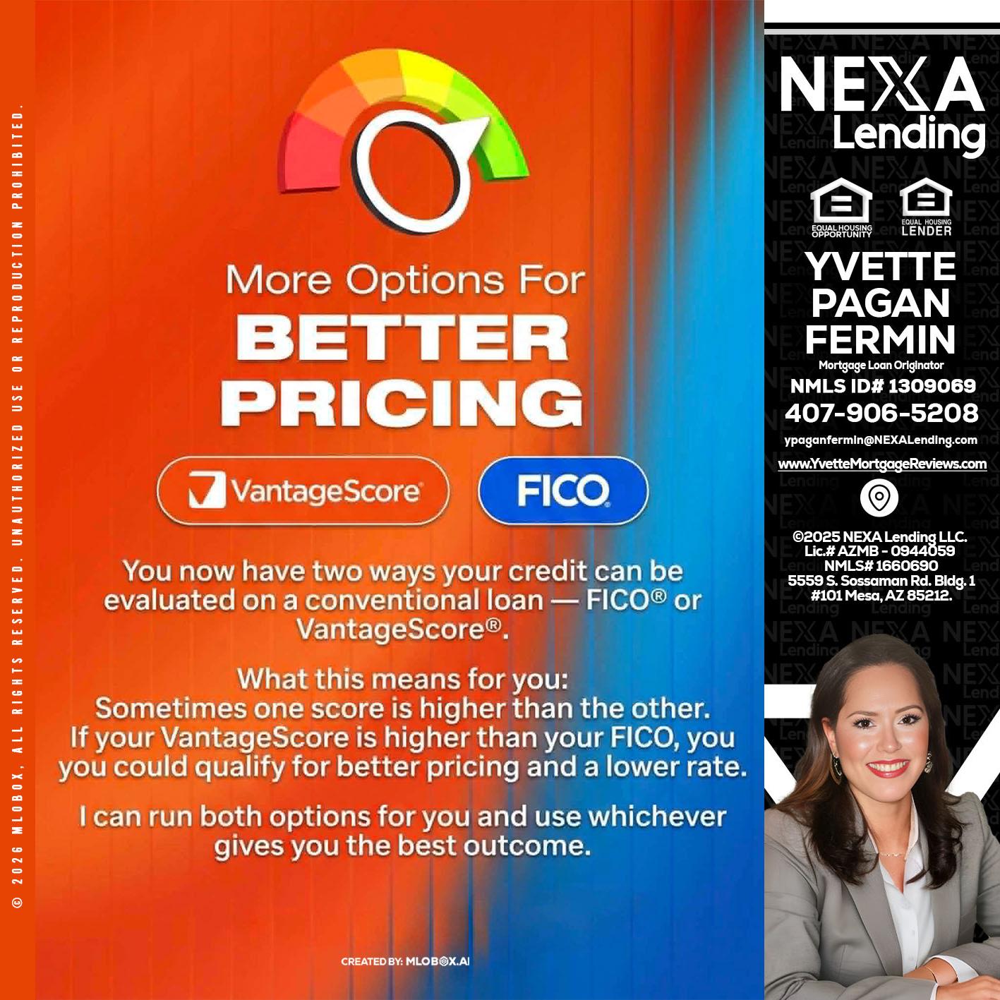 BETTER PRICING - Yvette Pagan Fermin -Loan Officer