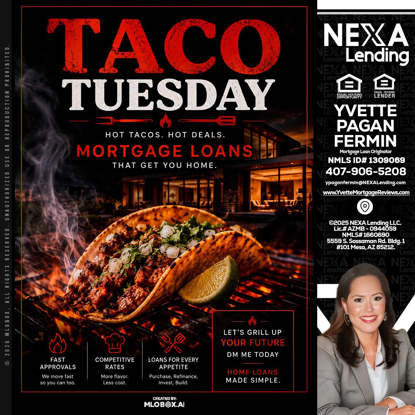 TACO TUESDAY - Yvette Pagan Fermin -Loan Officer
