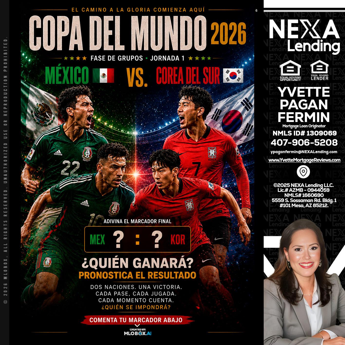 COPA DEL MUNDO 2026 - Yvette Pagan Fermin -Loan Officer