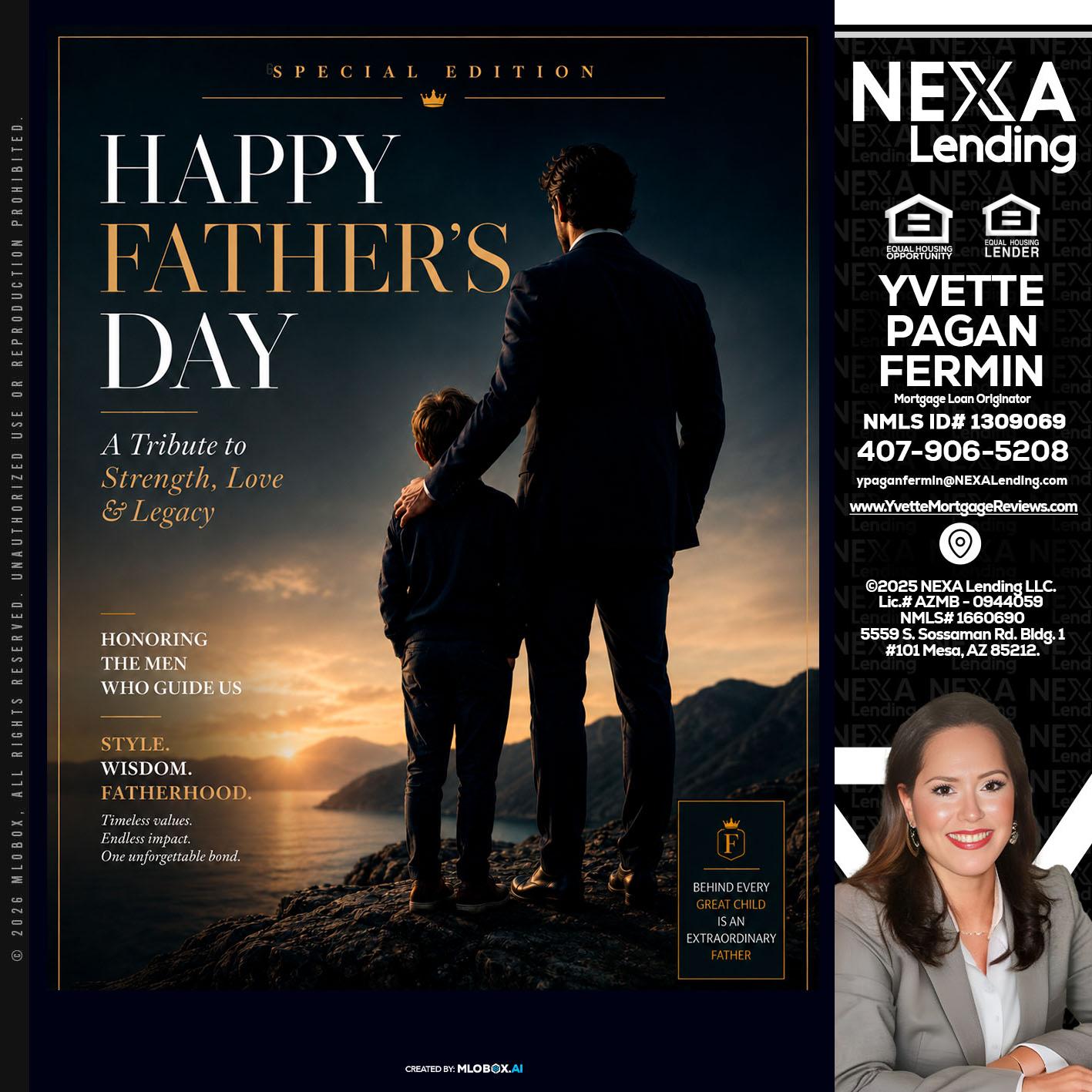 HAPPY FATHERS DAY - Yvette Pagan Fermin -Loan Officer