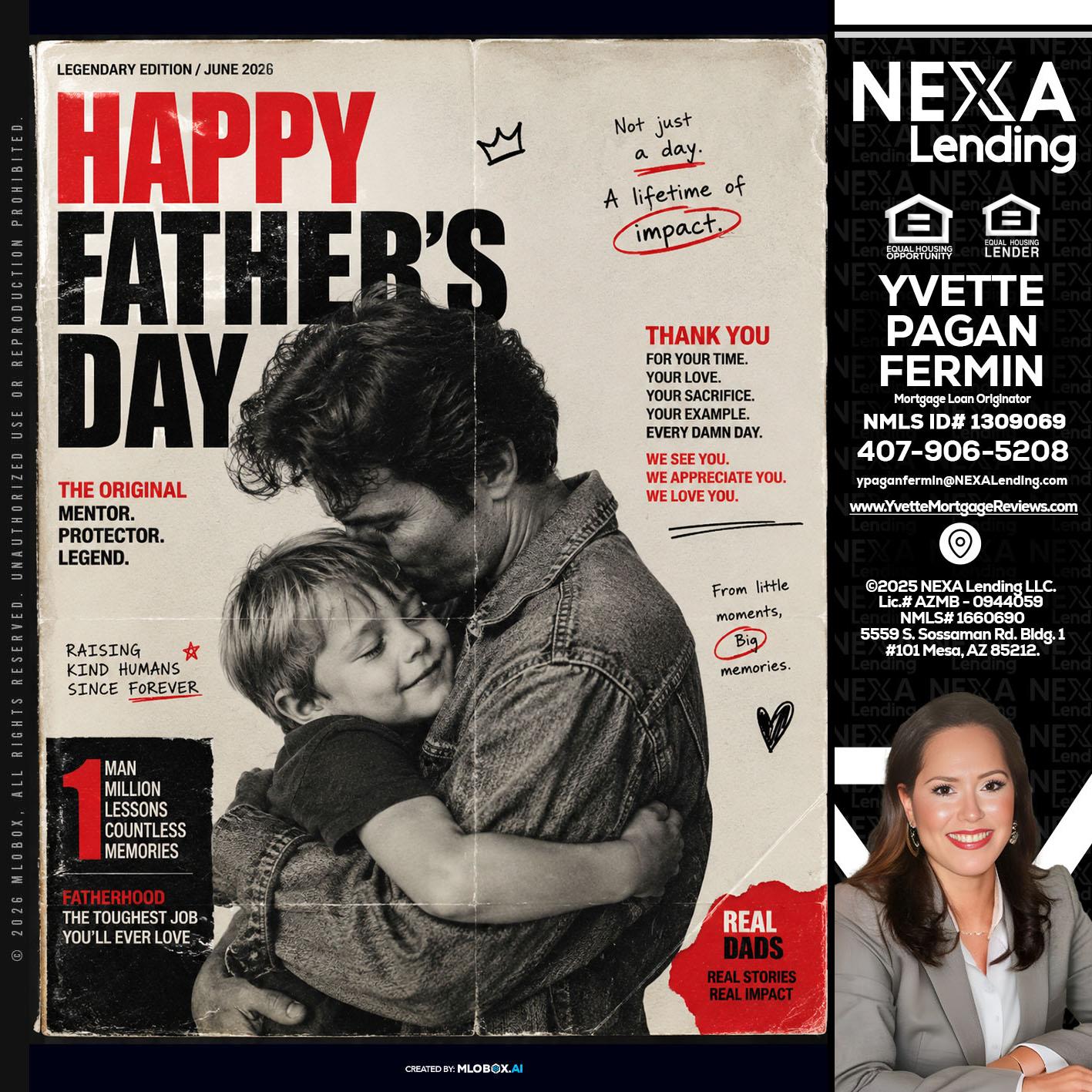 HAPPY FATHERS DAY - Yvette Pagan Fermin -Loan Officer