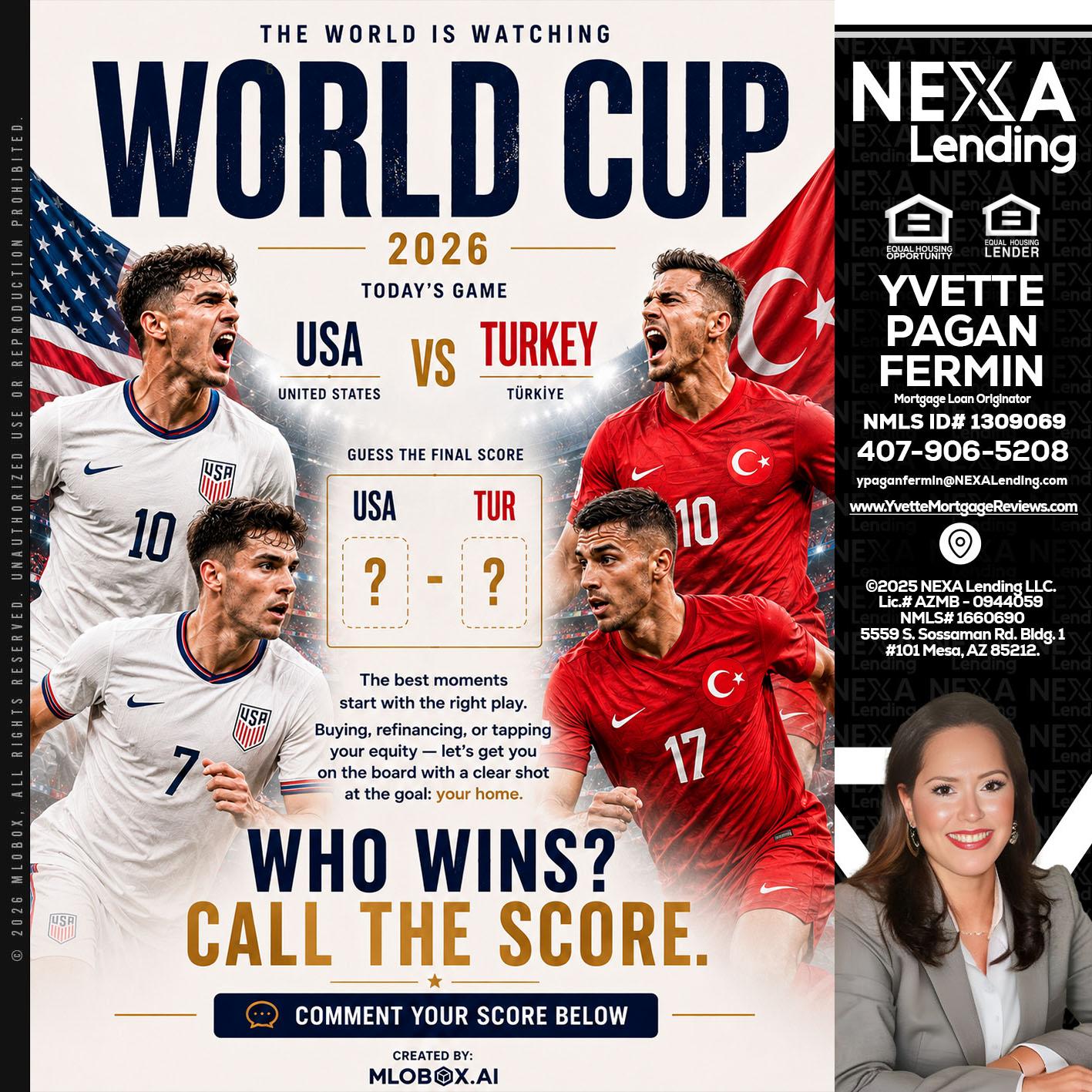 WHOS GONNA WIN? - Yvette Pagan Fermin -Loan Officer