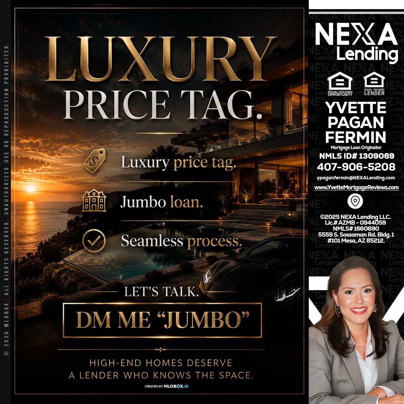 LUXURY PRICE - Yvette Pagan Fermin -Loan Officer
