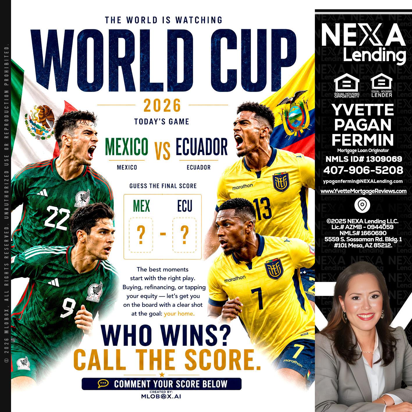 WORLD CUP 2026 - Yvette Pagan Fermin -Loan Officer