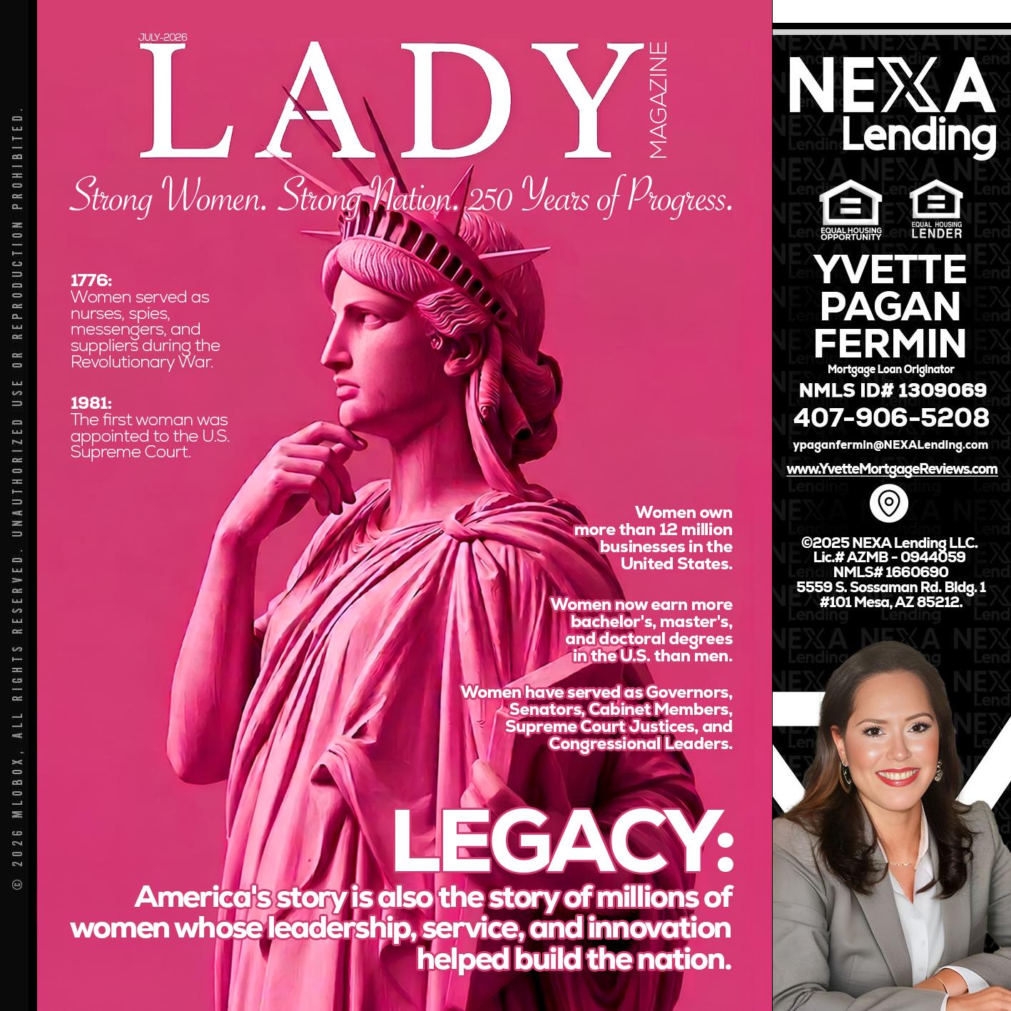 LADY LIBERTY! - Yvette Pagan Fermin -Loan Officer
