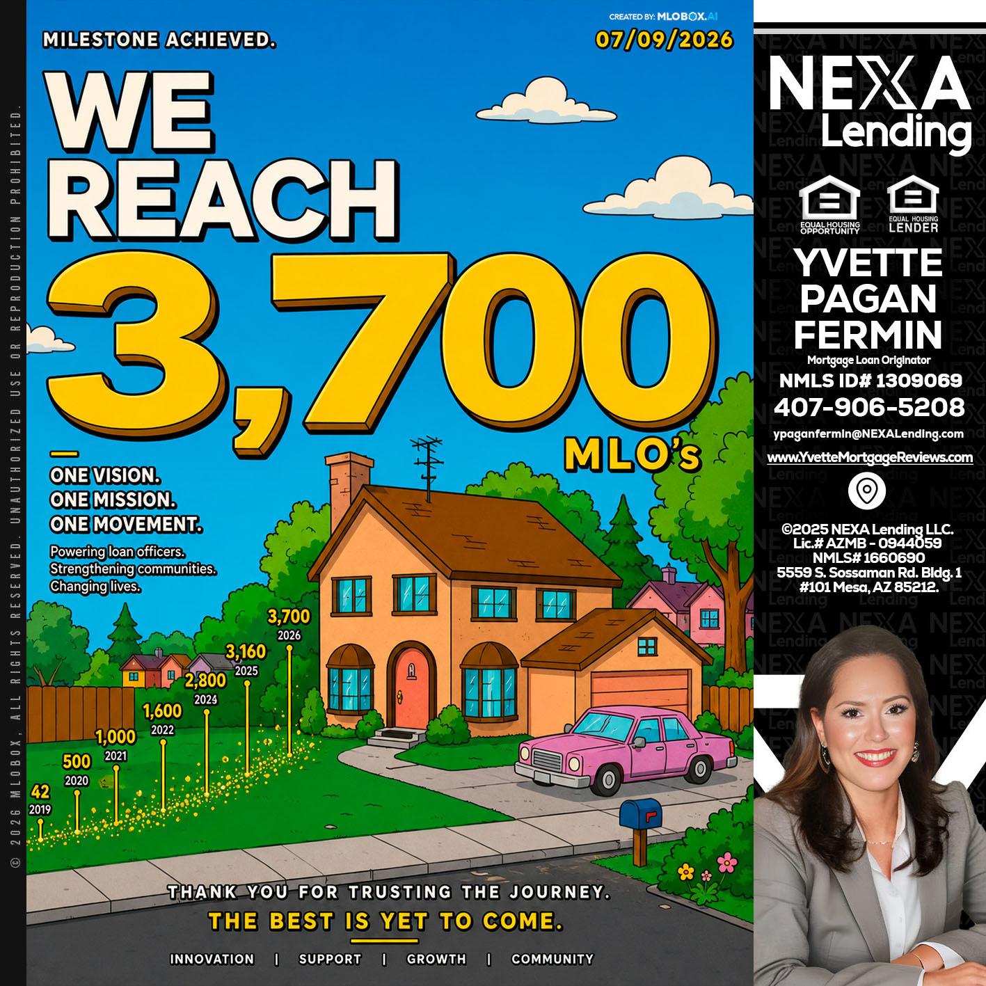 3,700 MLO's - Yvette Pagan Fermin -Loan Officer