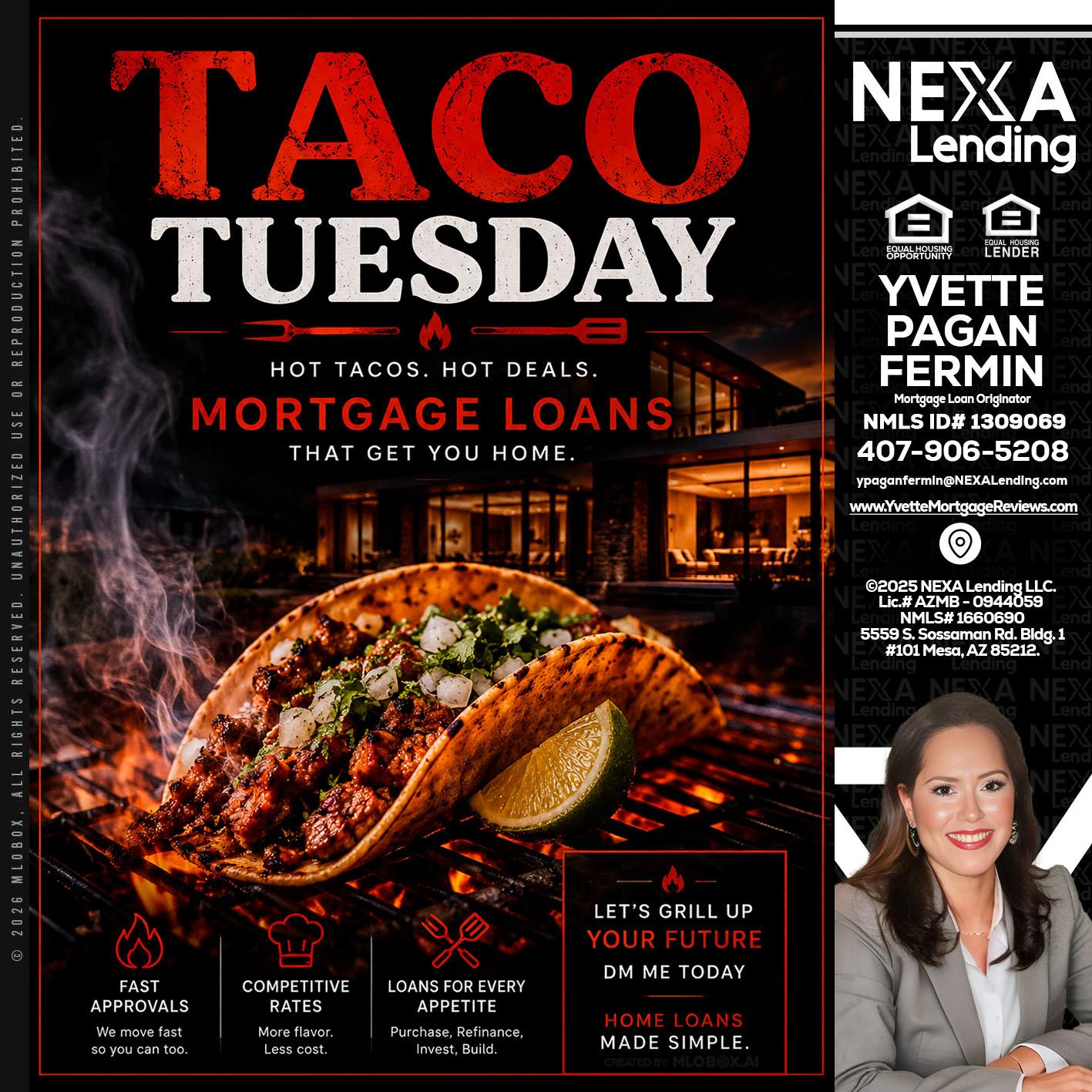 TACO TUESDAY - Yvette Pagan Fermin -Loan Officer
