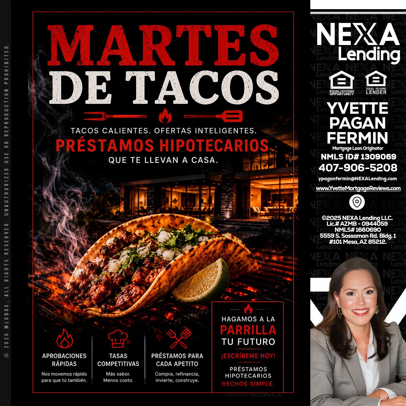 martes de tacos - Yvette Pagan Fermin -Loan Officer