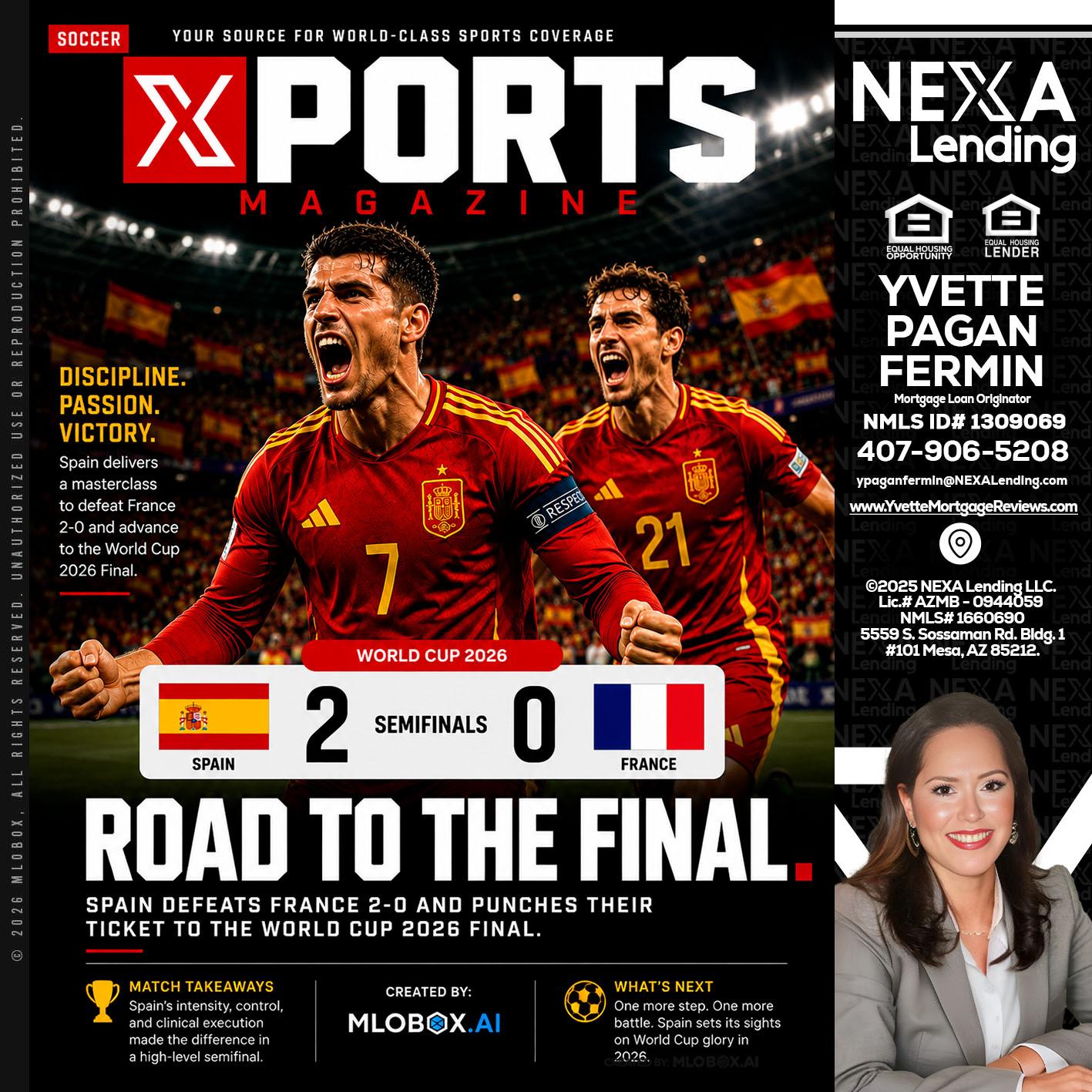 XPORTS WORLD CUP 2026 - Yvette Pagan Fermin -Loan Officer