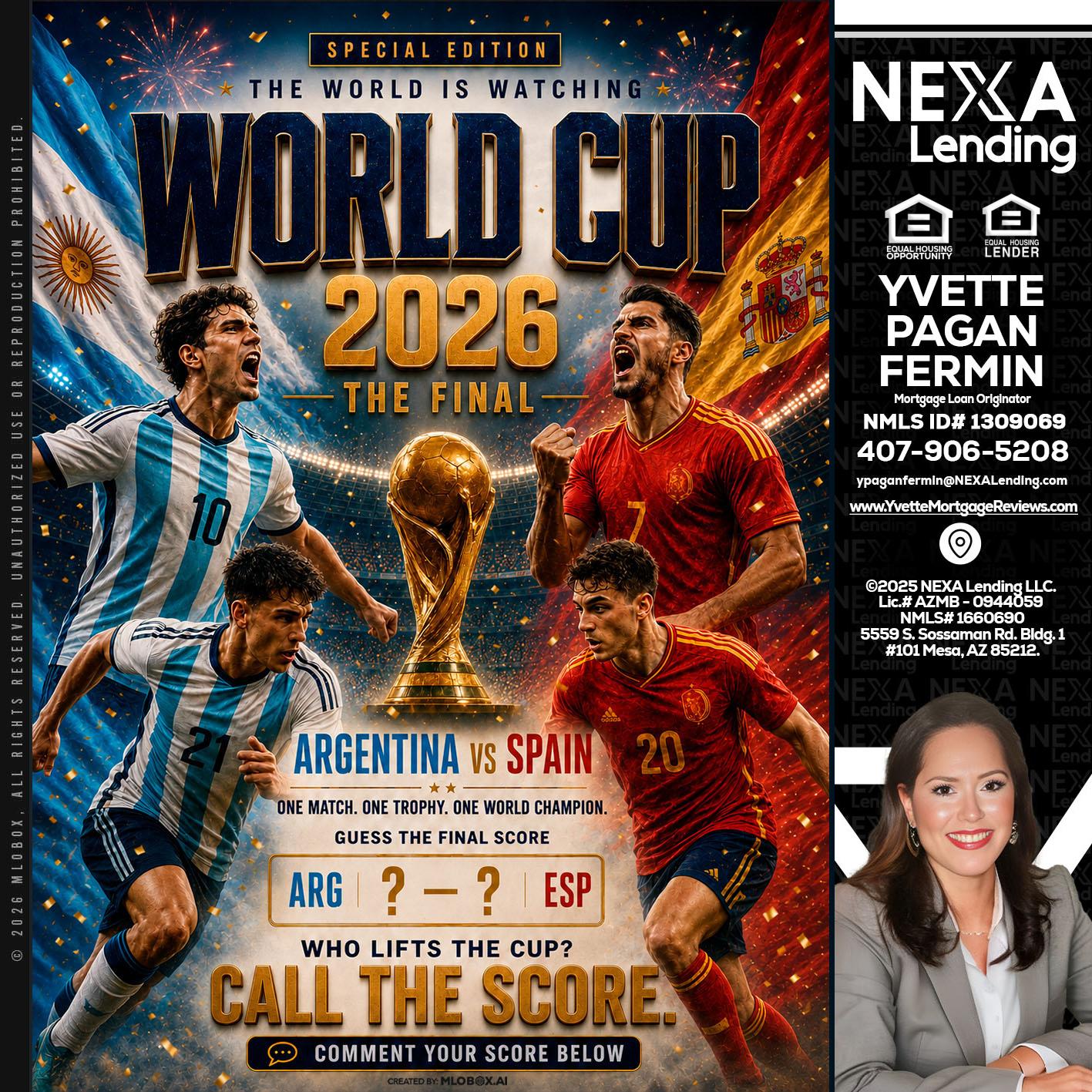 World Cup 2026 finals - Yvette Pagan Fermin -Loan Officer