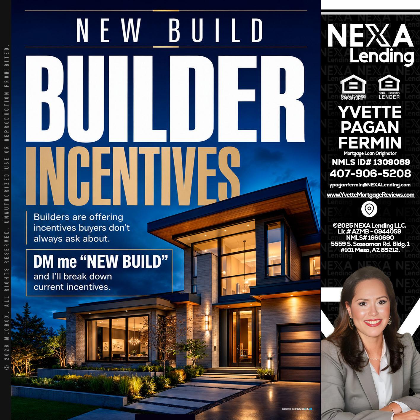 NEW BUILDER - Yvette Pagan Fermin -Loan Officer