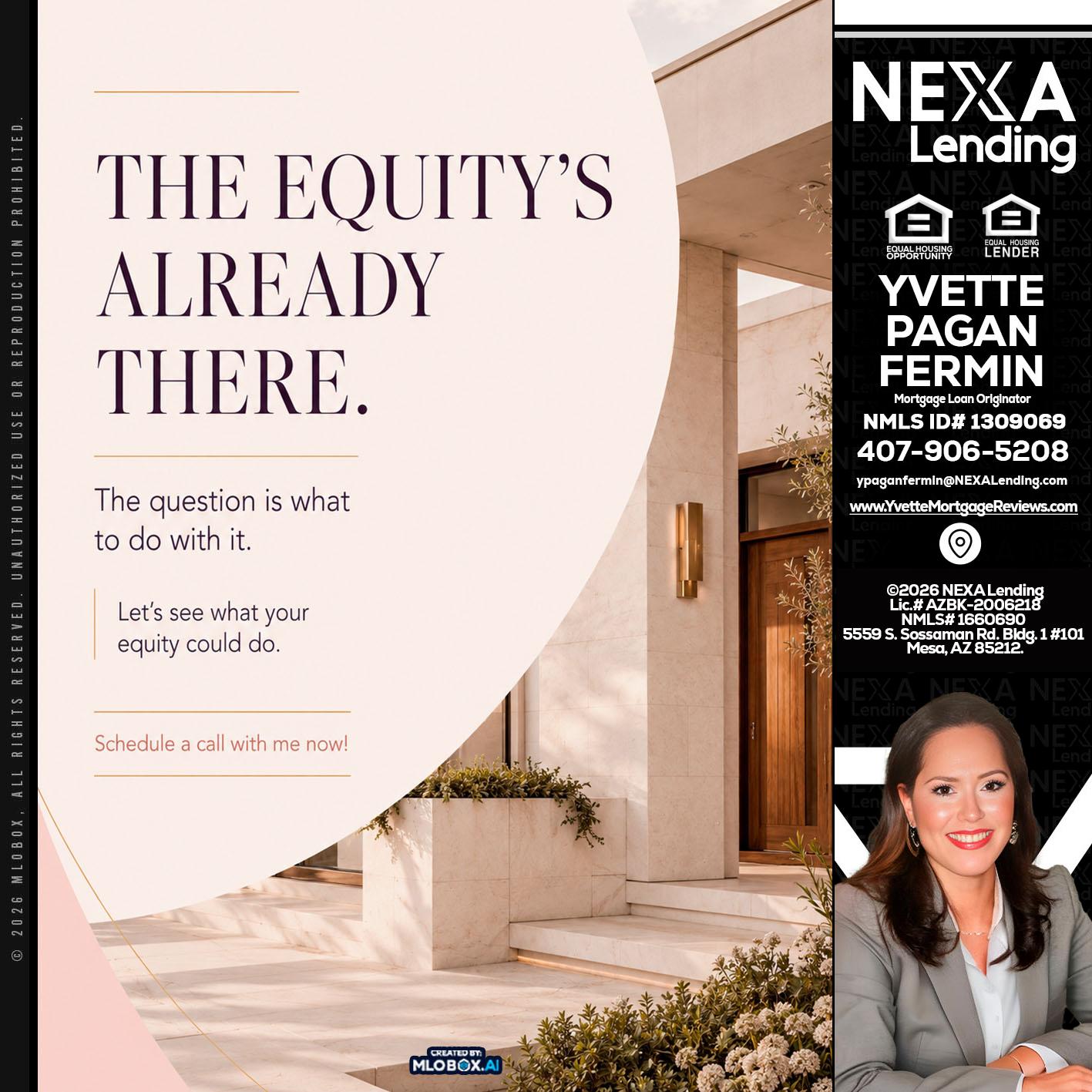 THE EQUITY'S - Yvette Pagan Fermin -Loan Officer