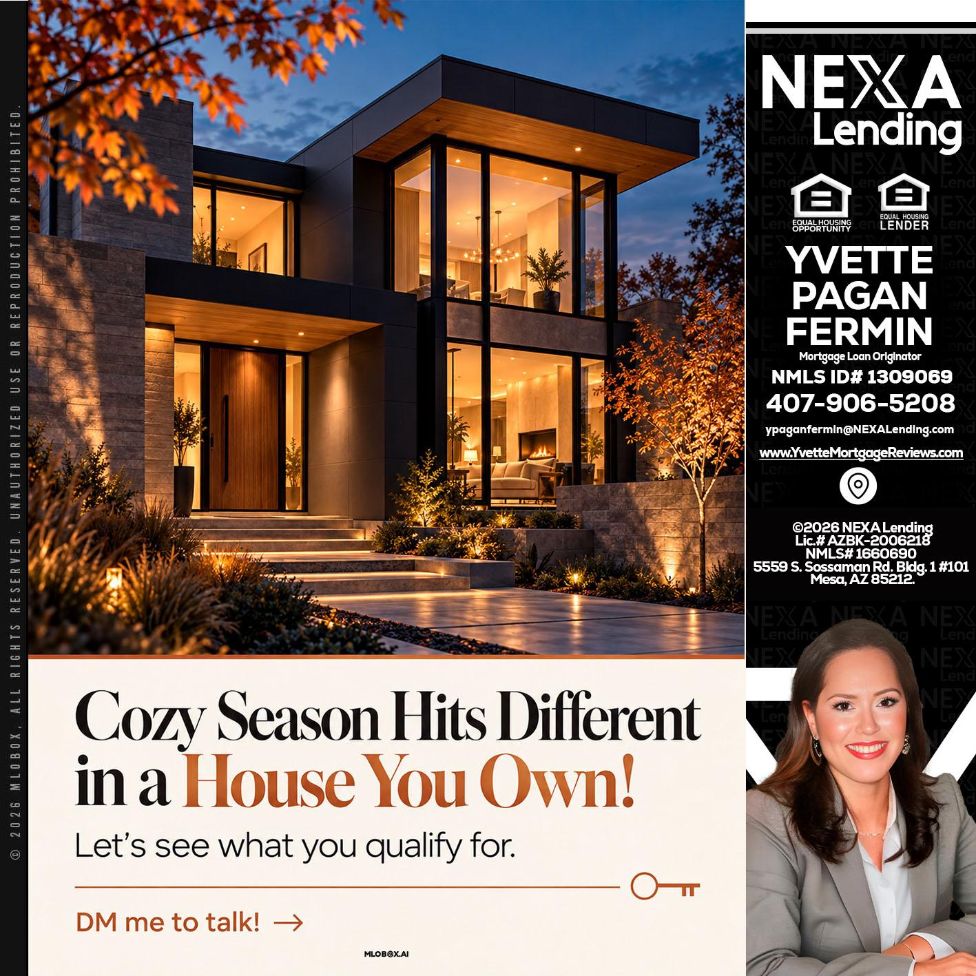 COZY SEASON - Yvette Pagan Fermin -Loan Officer