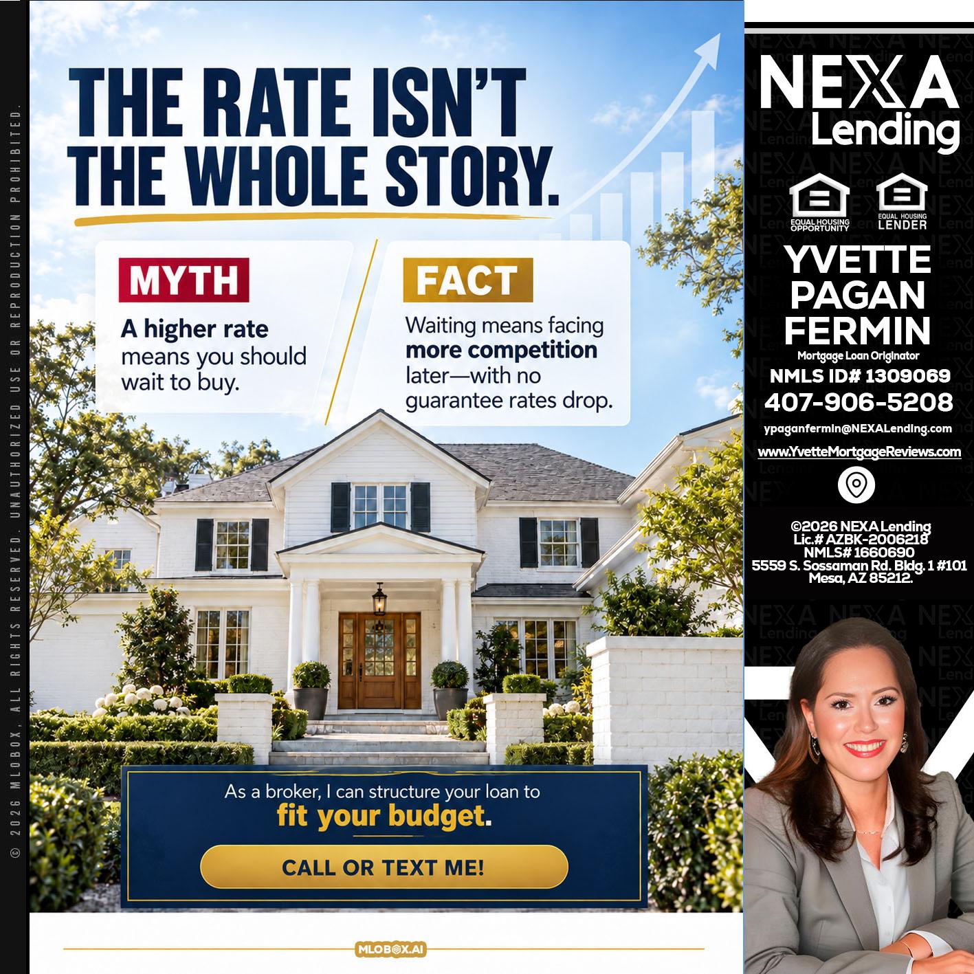 THE RATE ISNT - Yvette Pagan Fermin -Loan Officer