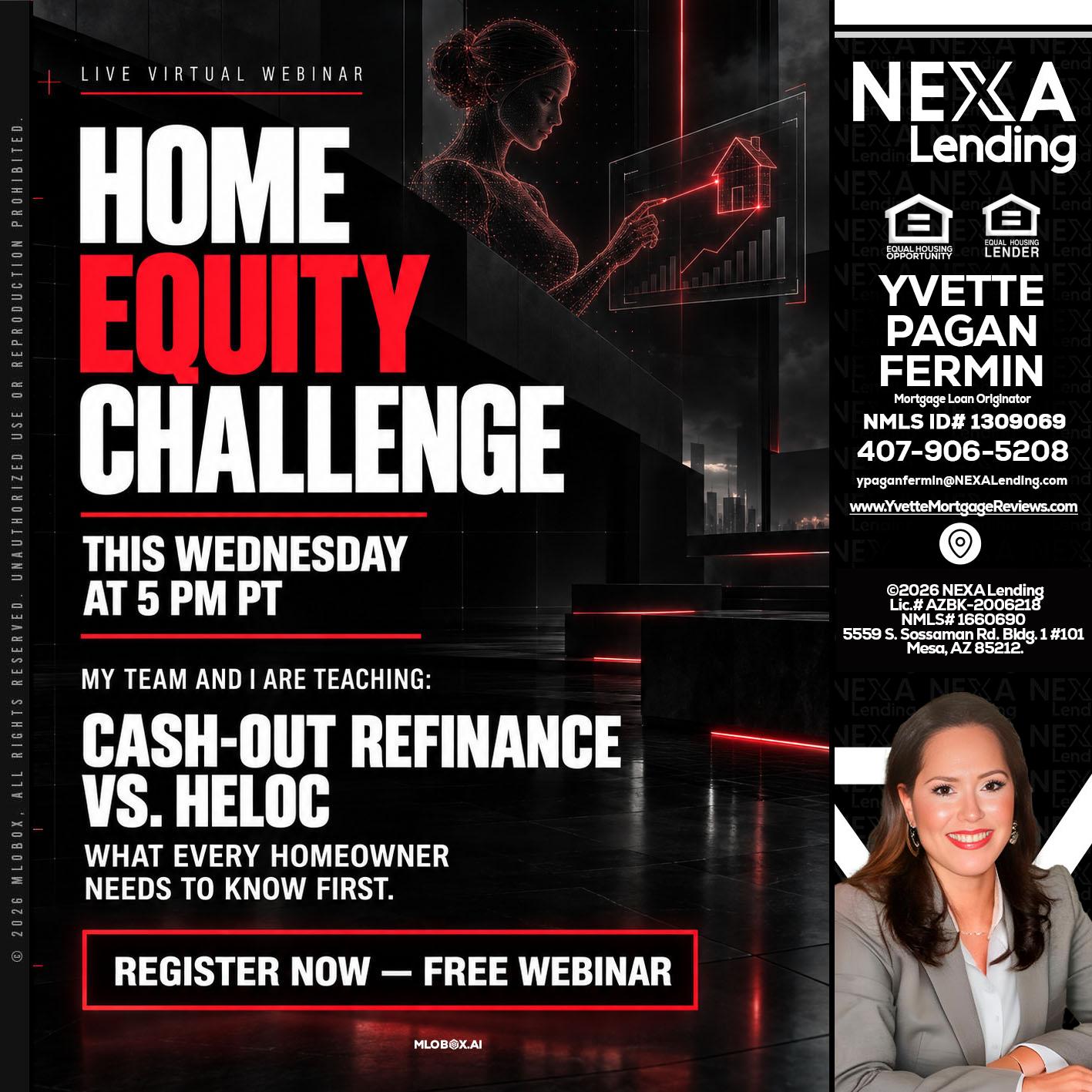 HOME EQUITY CHALLENGE - Yvette Pagan Fermin -Loan Officer