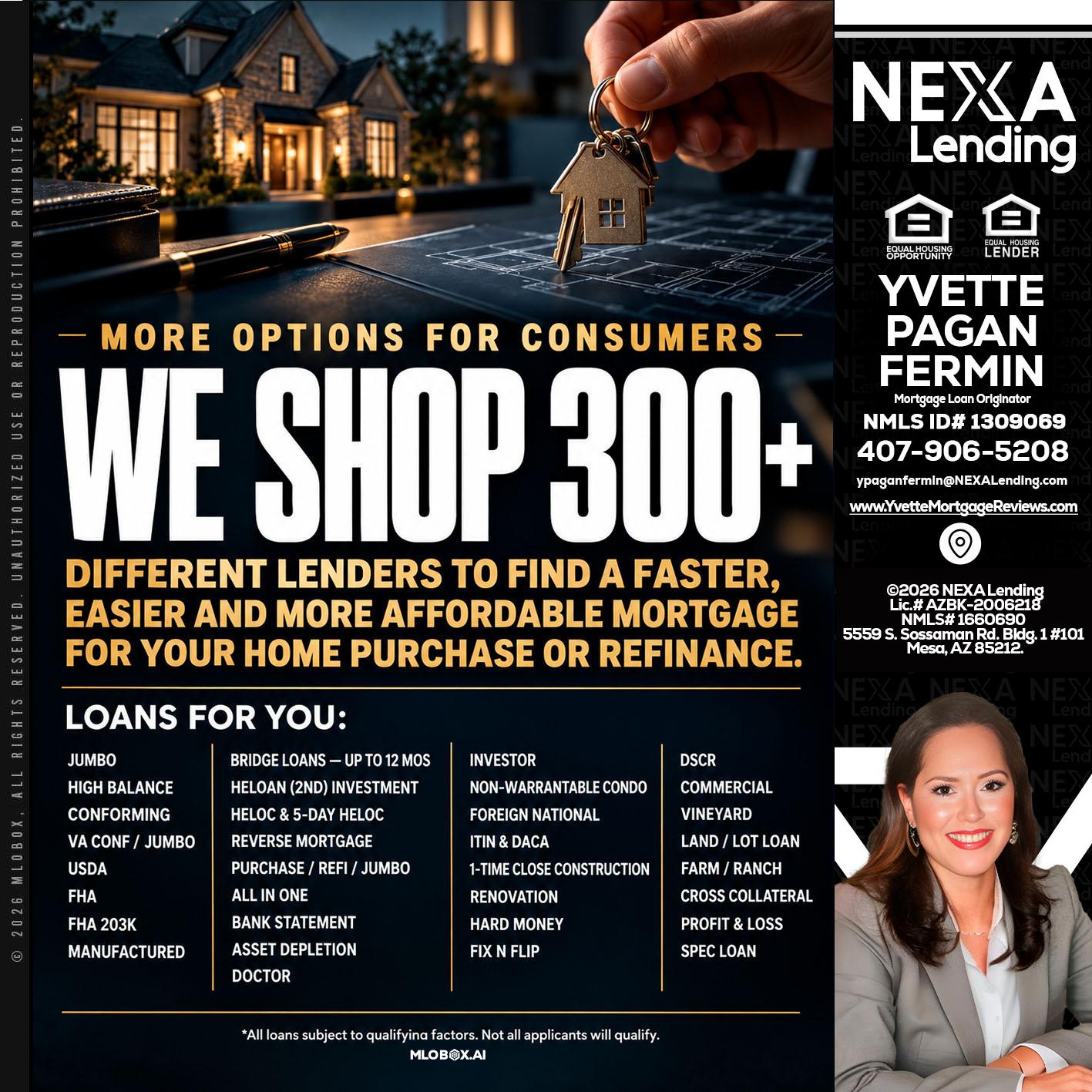 WE SHOP 300+ - Yvette Pagan Fermin -Loan Officer