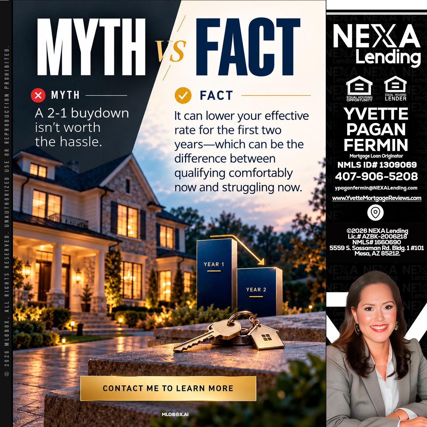 MYTH VS FACT - Yvette Pagan Fermin -Loan Officer