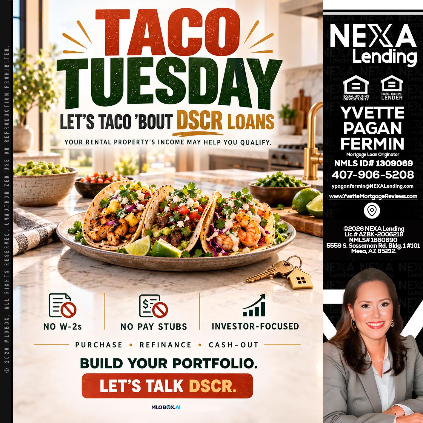 TACO TUESDAY - Yvette Pagan Fermin -Loan Officer