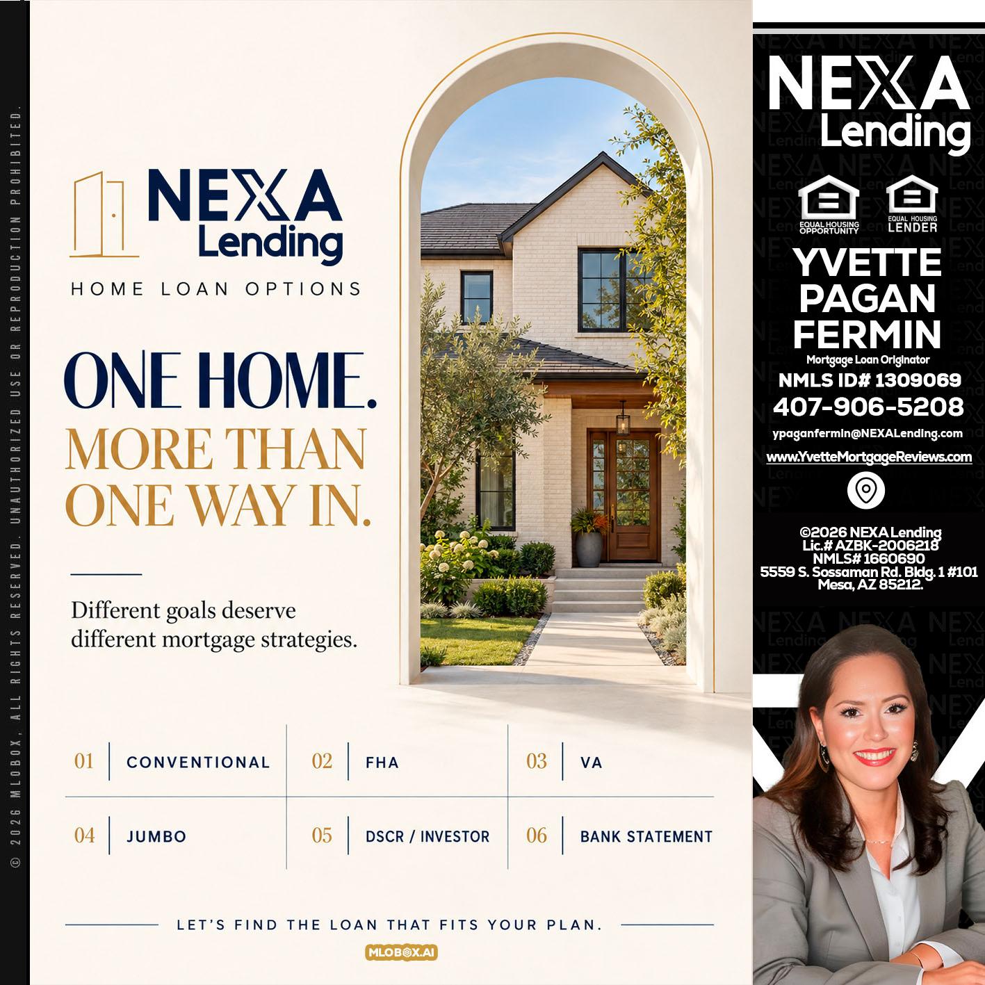 ONE HOME - Yvette Pagan Fermin -Loan Officer