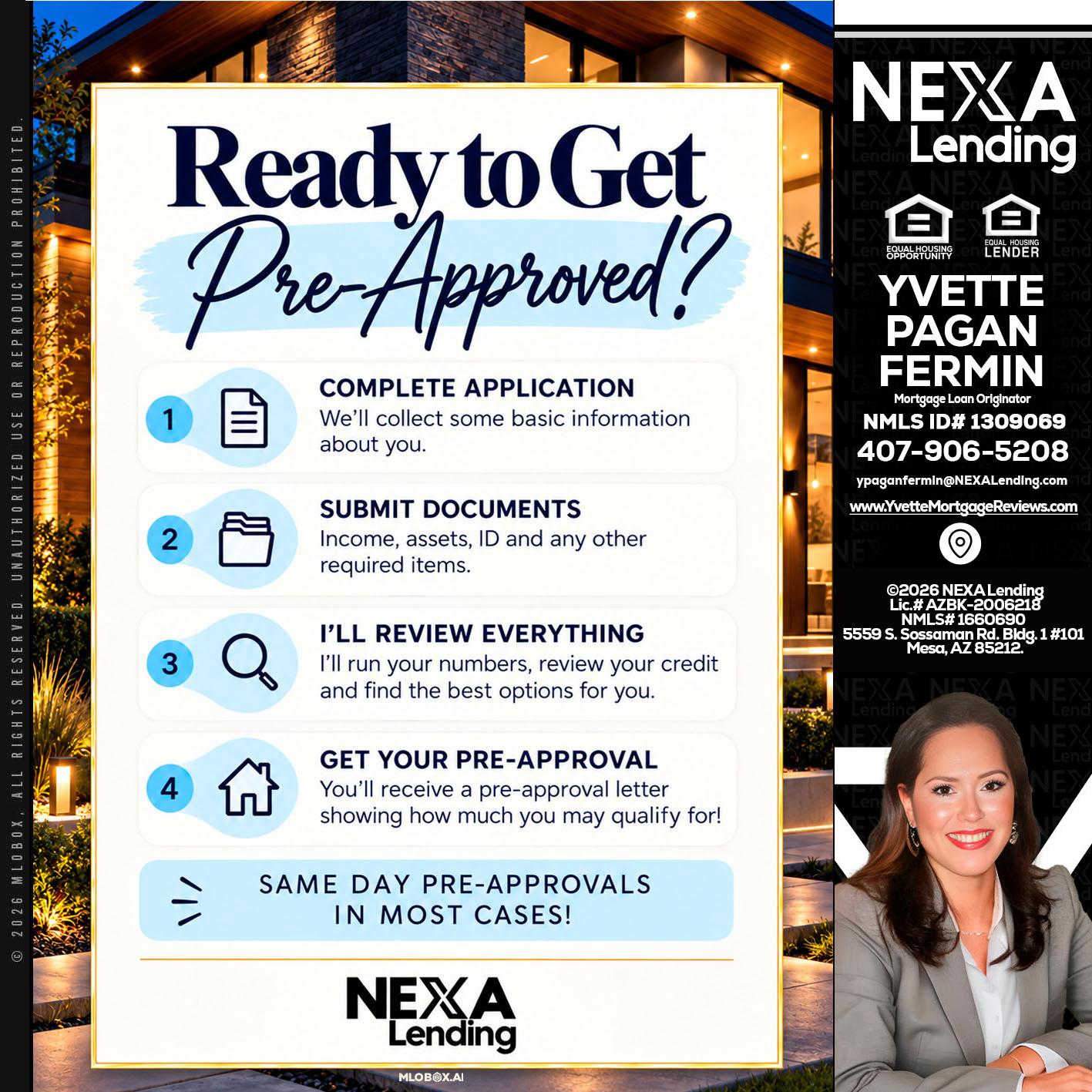 ready to get - Yvette Pagan Fermin -Loan Officer