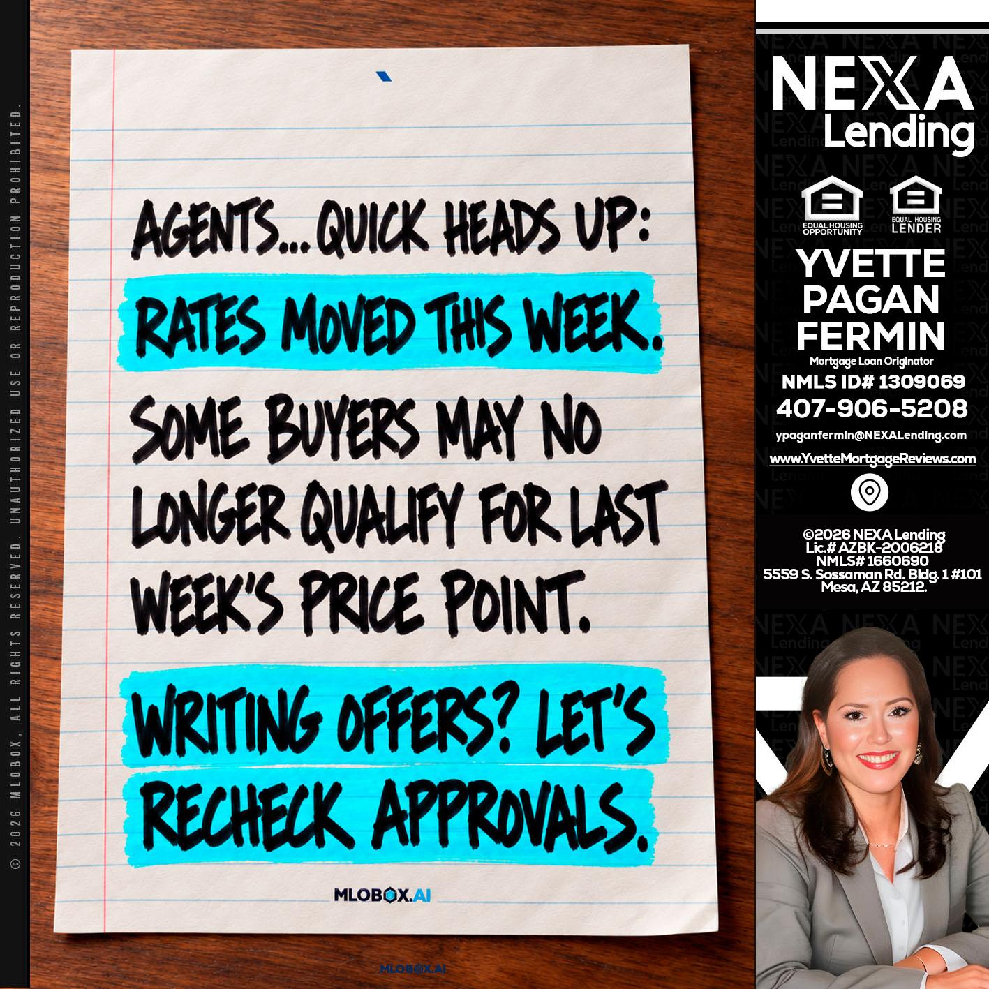 AGENTS - Yvette Pagan Fermin -Loan Officer