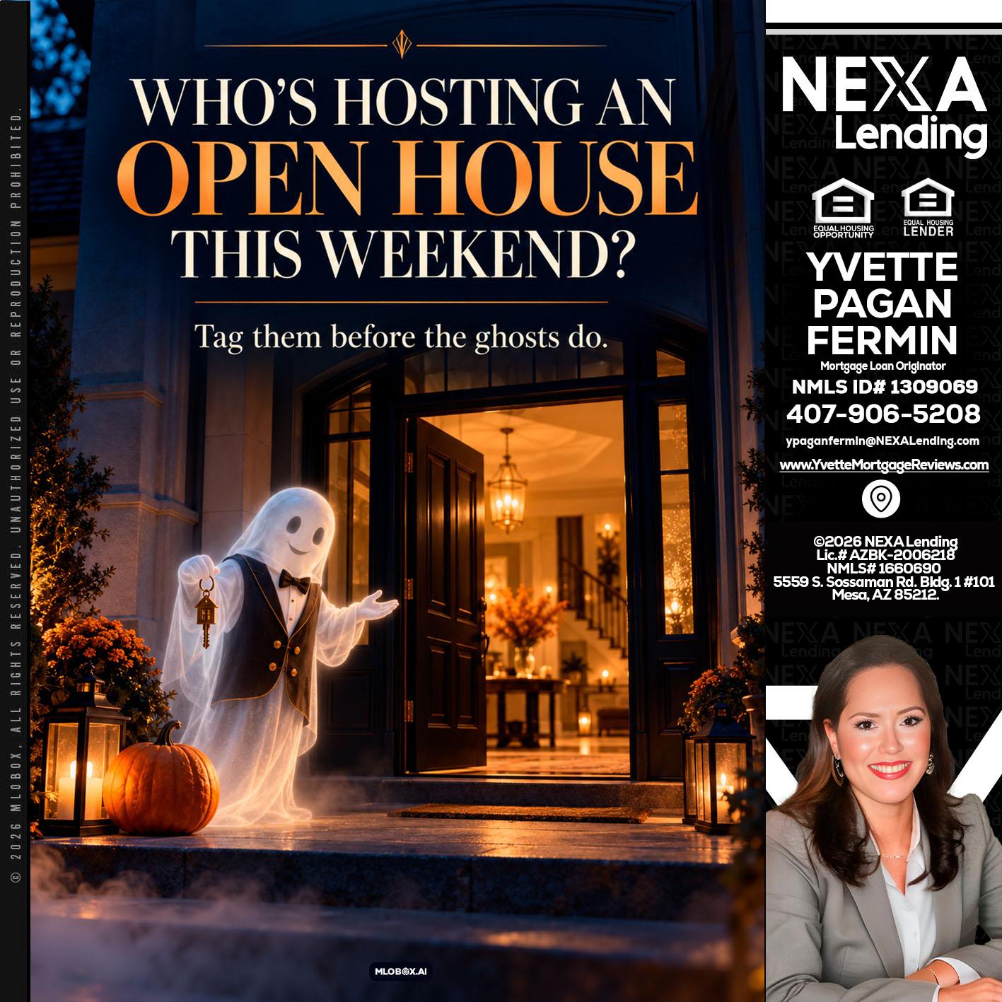 WHO IS HOSTING? - Yvette Pagan Fermin -Loan Officer