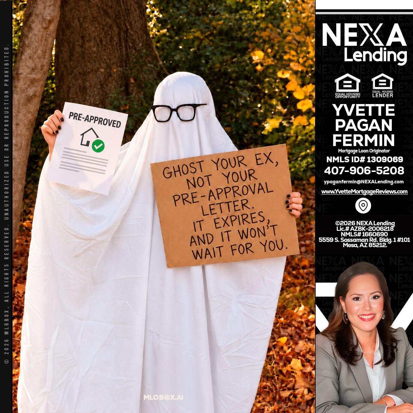 ghost you ex - Yvette Pagan Fermin -Loan Officer