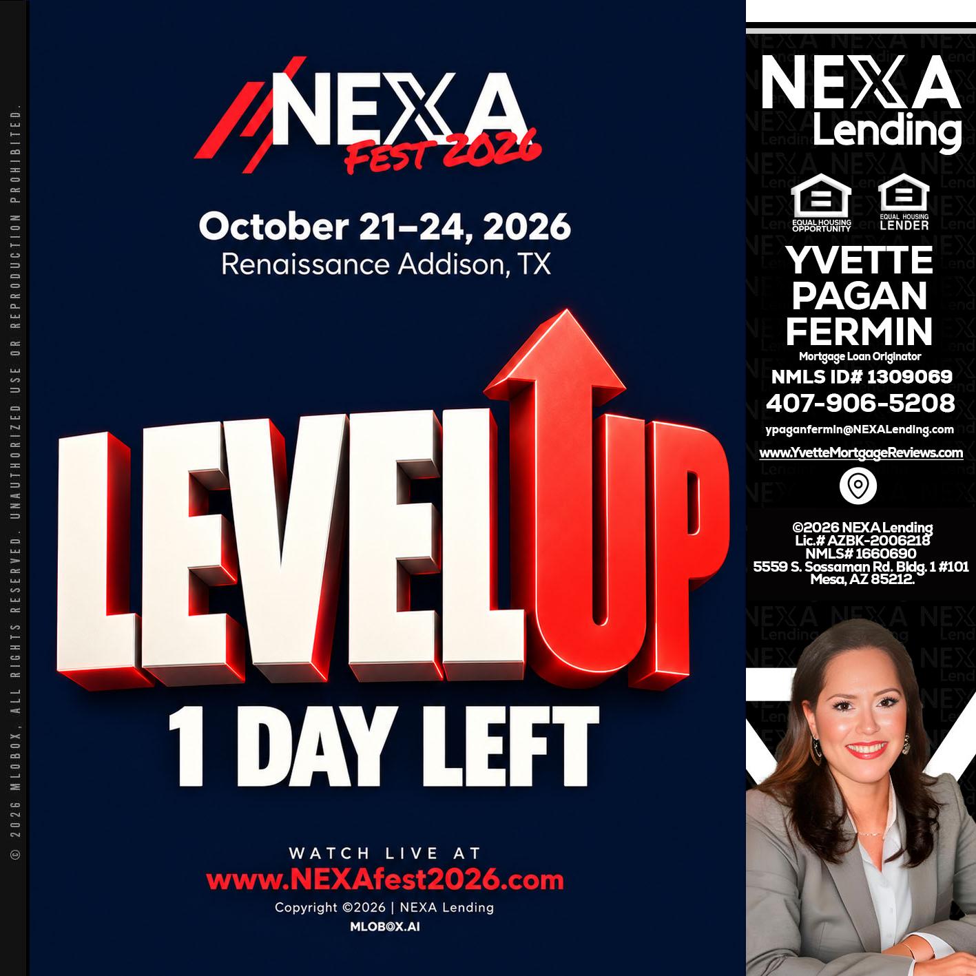 LEVEL UP - Yvette Pagan Fermin -Loan Officer