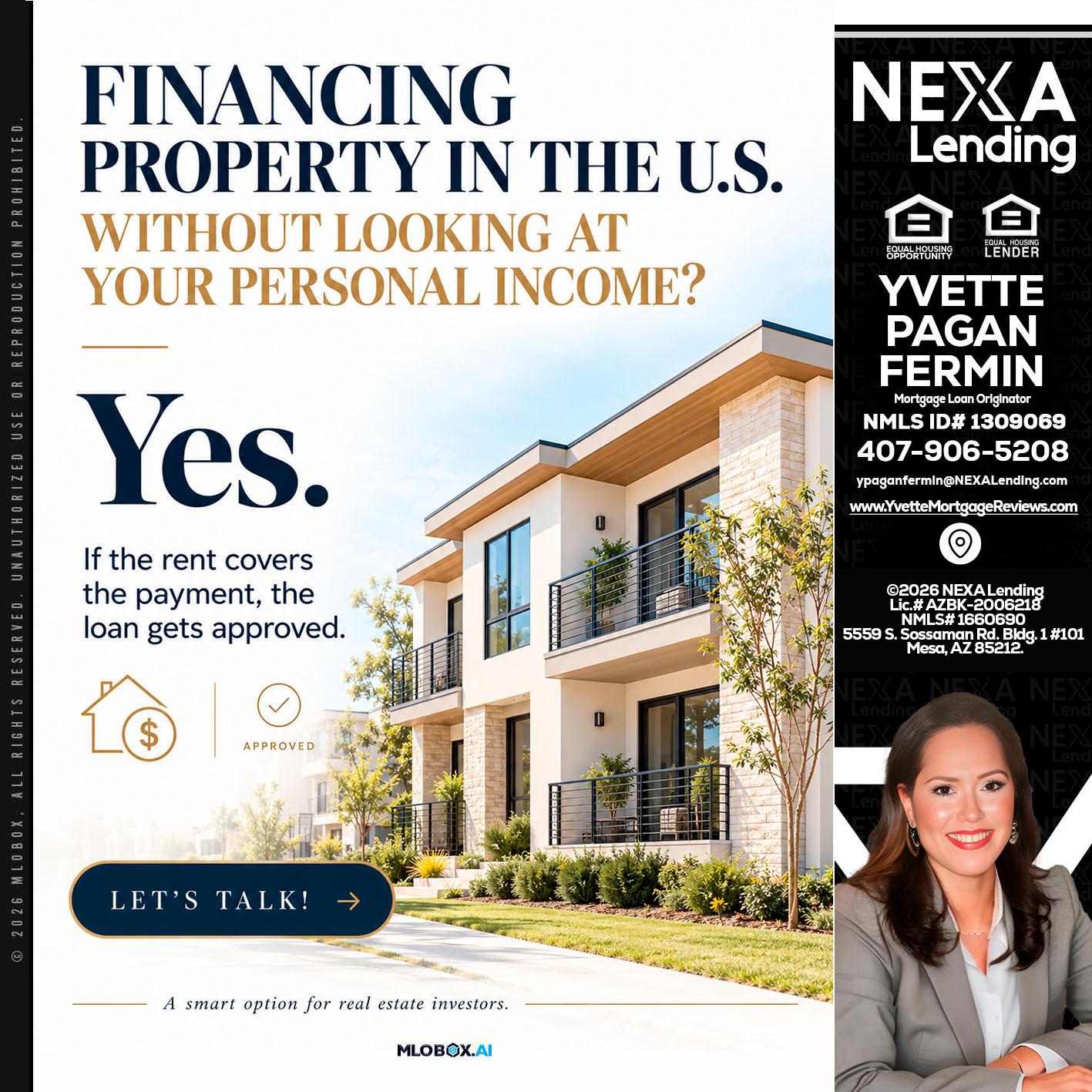 FINANCING - Yvette Pagan Fermin -Loan Officer